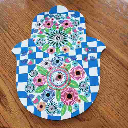 Unfinished Wood Hamsa Shape - Craft - up to 46" DIY - Image 14