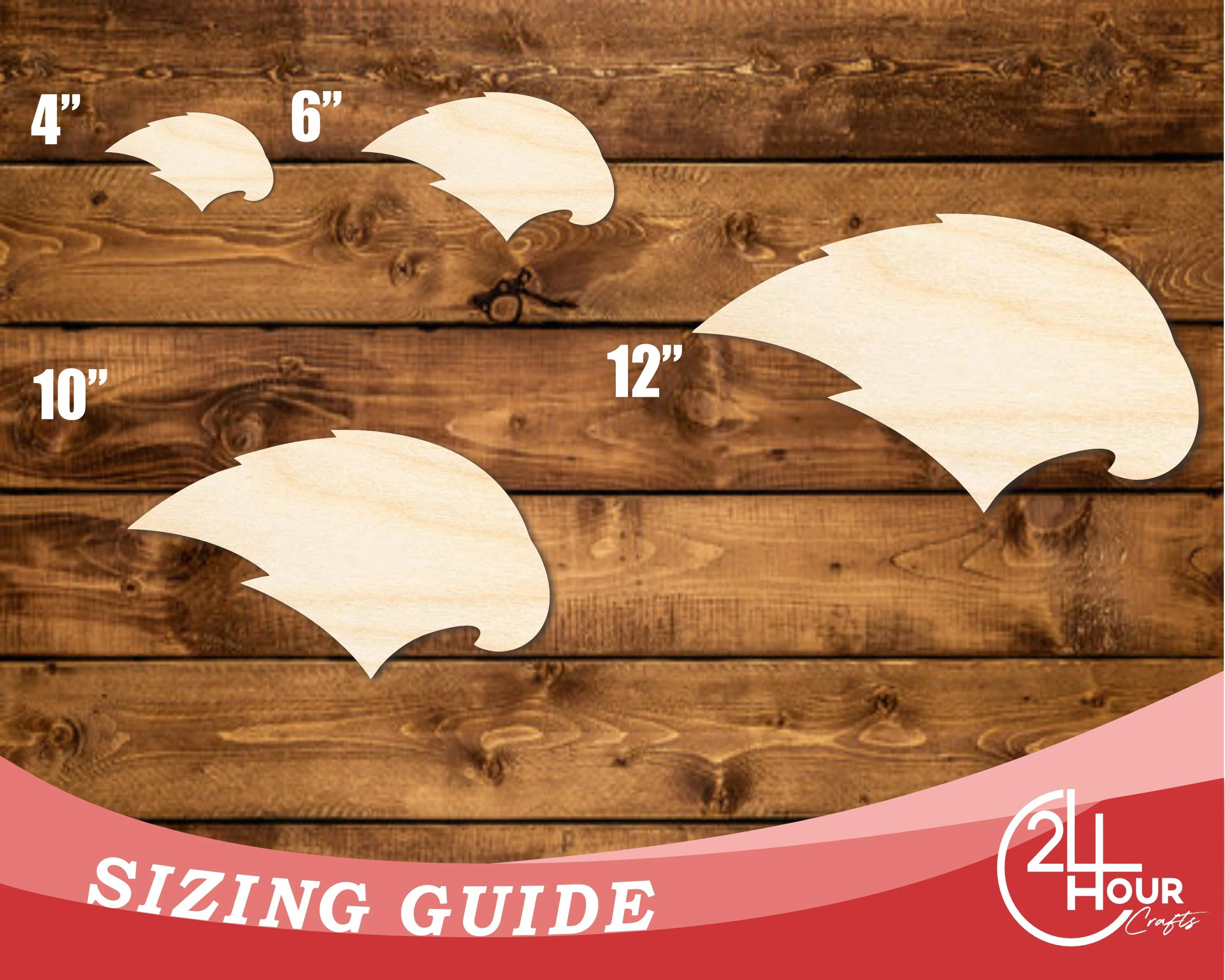 Unfinished Wood Hawk Mascot Shape | DIY Craft Cutout | up to 46" DIY - Image 3