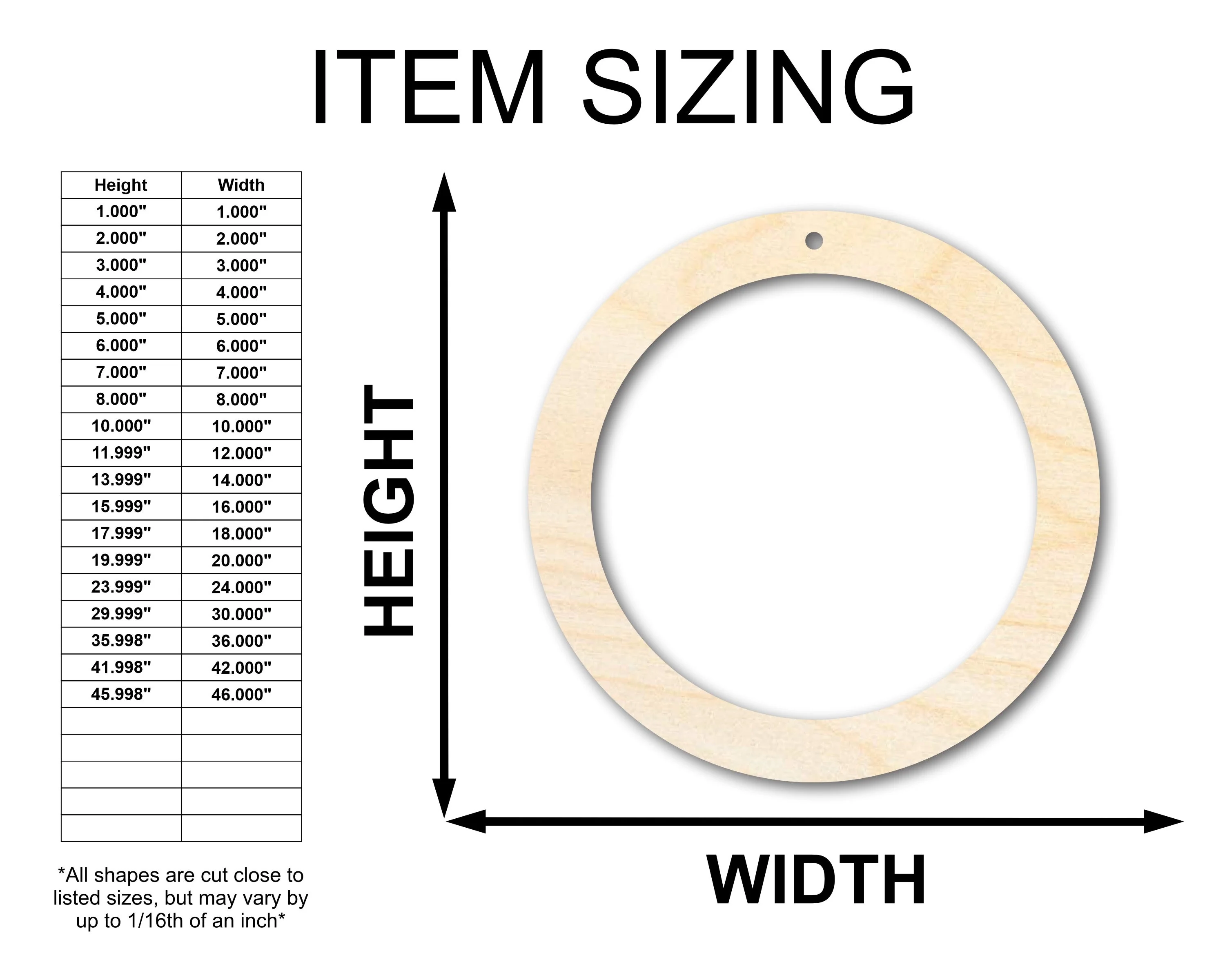Unfinished Wood Hoop Earring Blank Pair - DIY Jewelry Craft - Available in 1" to 3" - Image 2