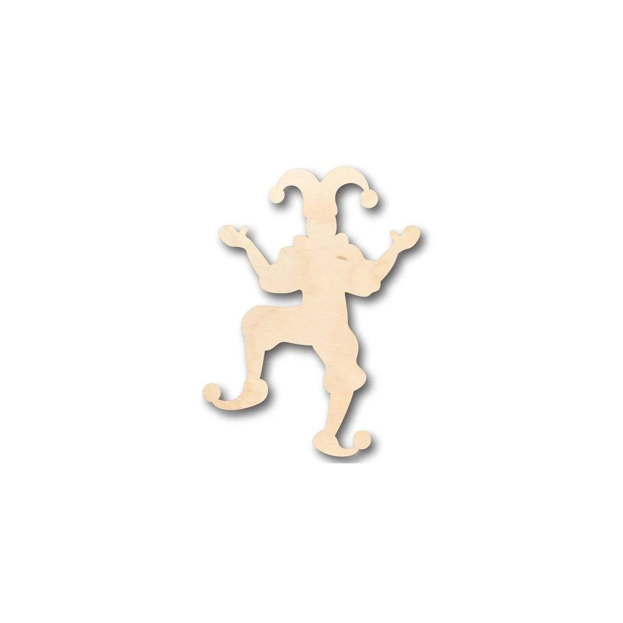 Unfinished Wood Jester Shape - Joker - Craft - up to 46" DIY