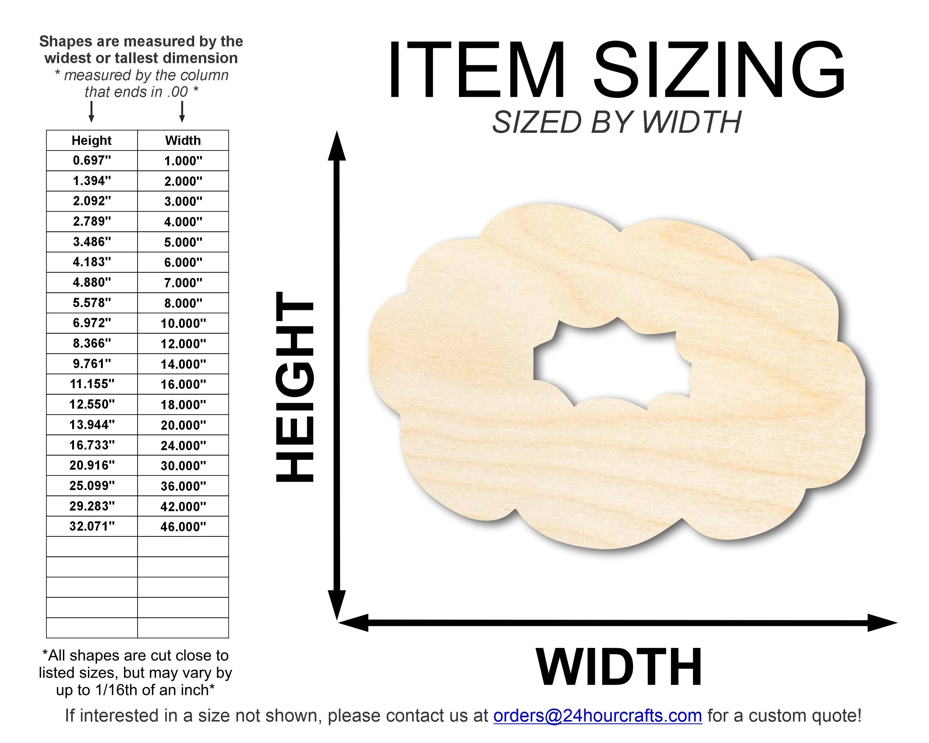 Unfinished Wood King Cake Silhouette | Mardi Gras | DIY Craft Cutout | up to 46" DIY - Image 2