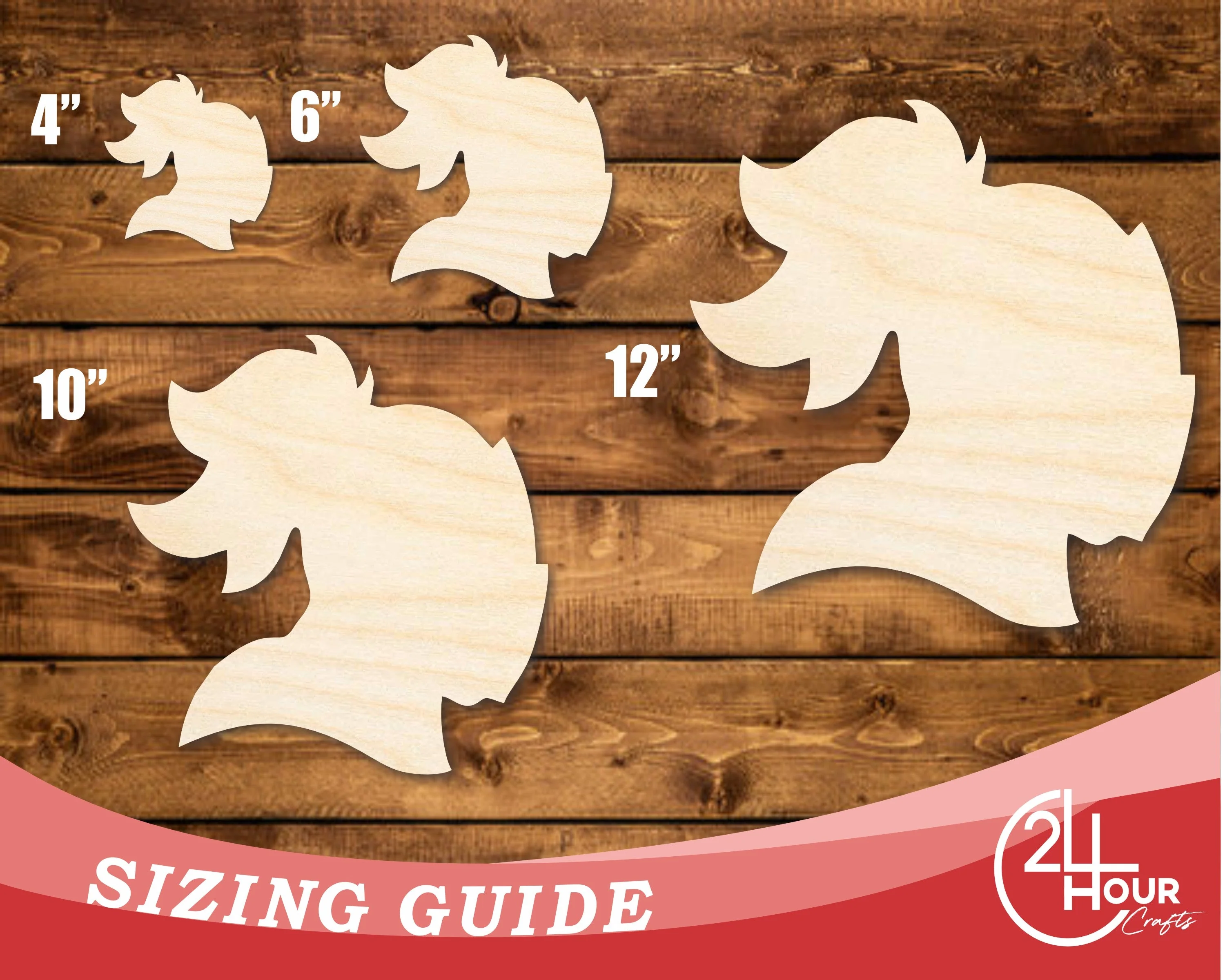 Unfinished Wood Knight Mascot Shape | DIY Craft Cutout | up to 46" DIY - Image 3