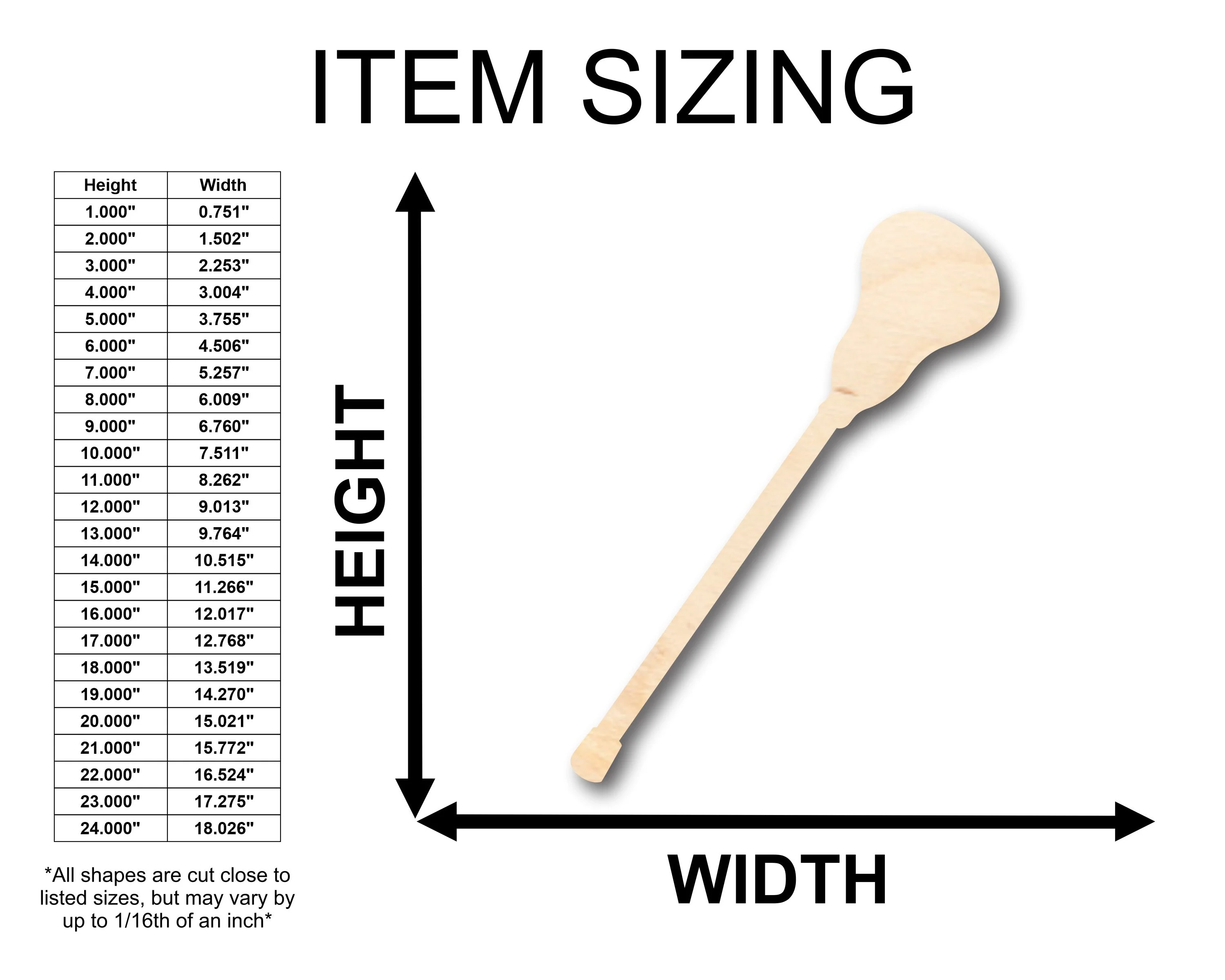 Unfinished Wood Lacrosse Stick Shape - Craft - up to 46" DIY - Image 2