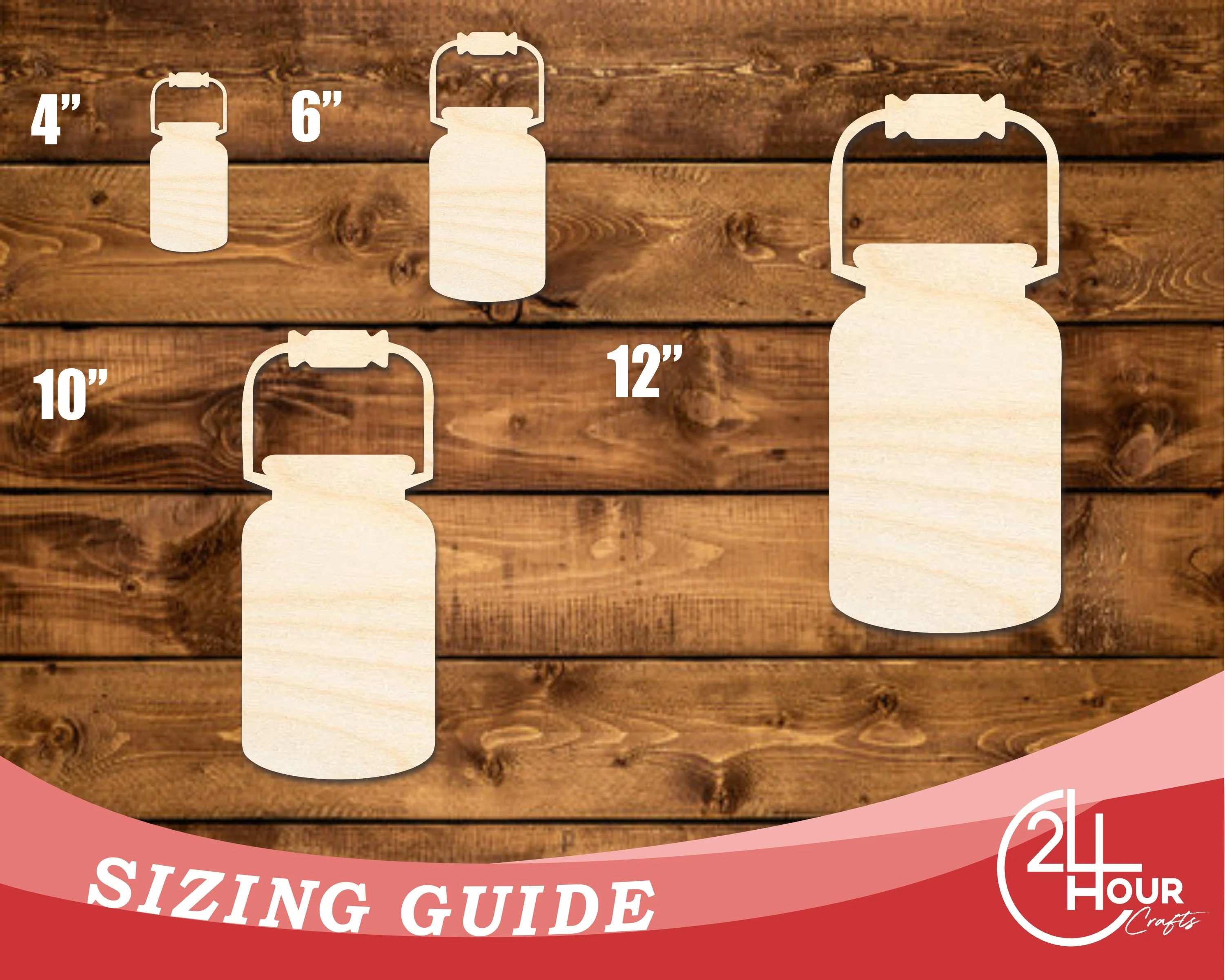 Unfinished Wood Large Jug Shape | DIY Craft Cutout | up to 46" DIY - Image 3