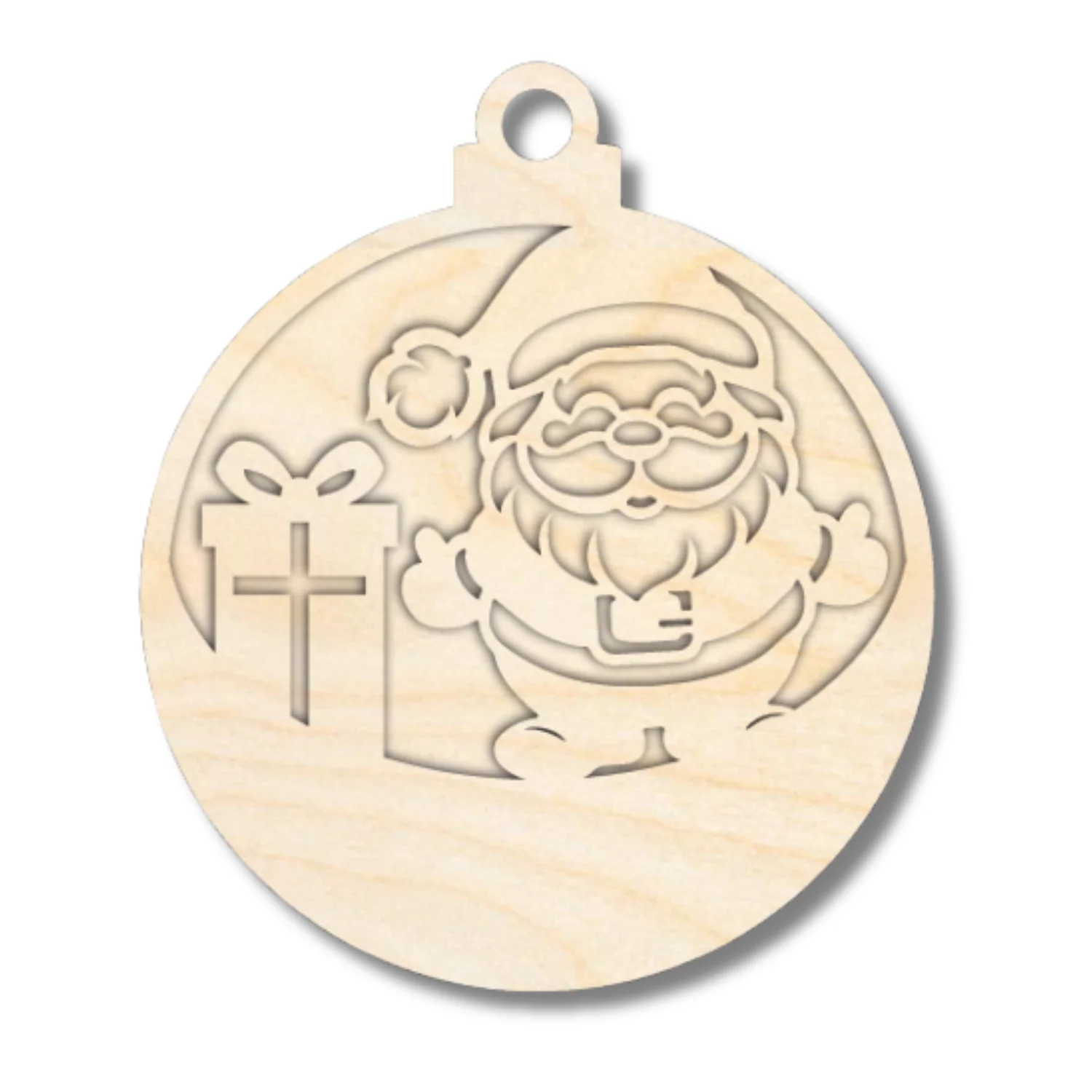 Unfinished Wood Layered Christmas Character Ornaments | 2 Piece | 5" Tall | 1/8" Wood | Wood Craft DIY - Image 2