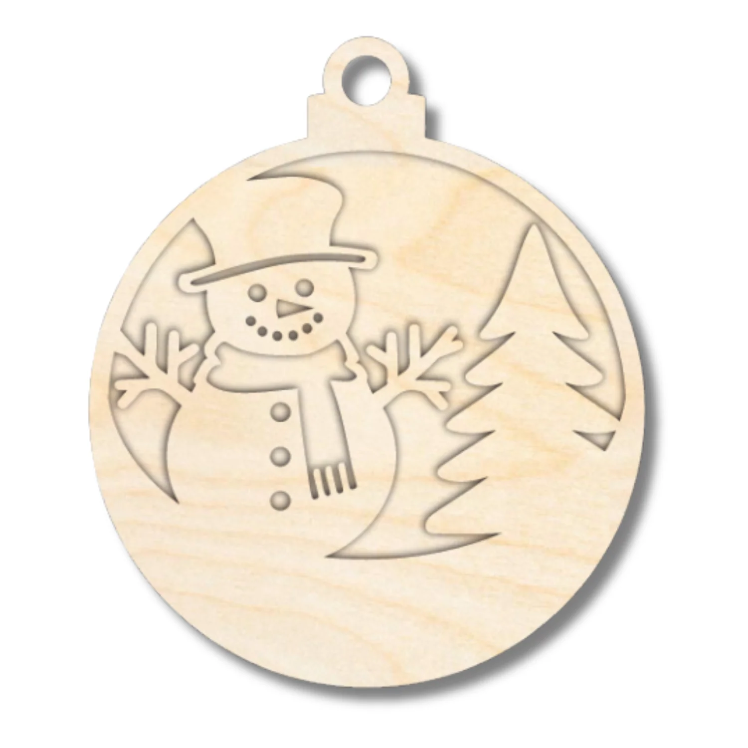 Unfinished Wood Layered Christmas Character Ornaments | 2 Piece | 5" Tall | 1/8" Wood | Wood Craft DIY - Image 5
