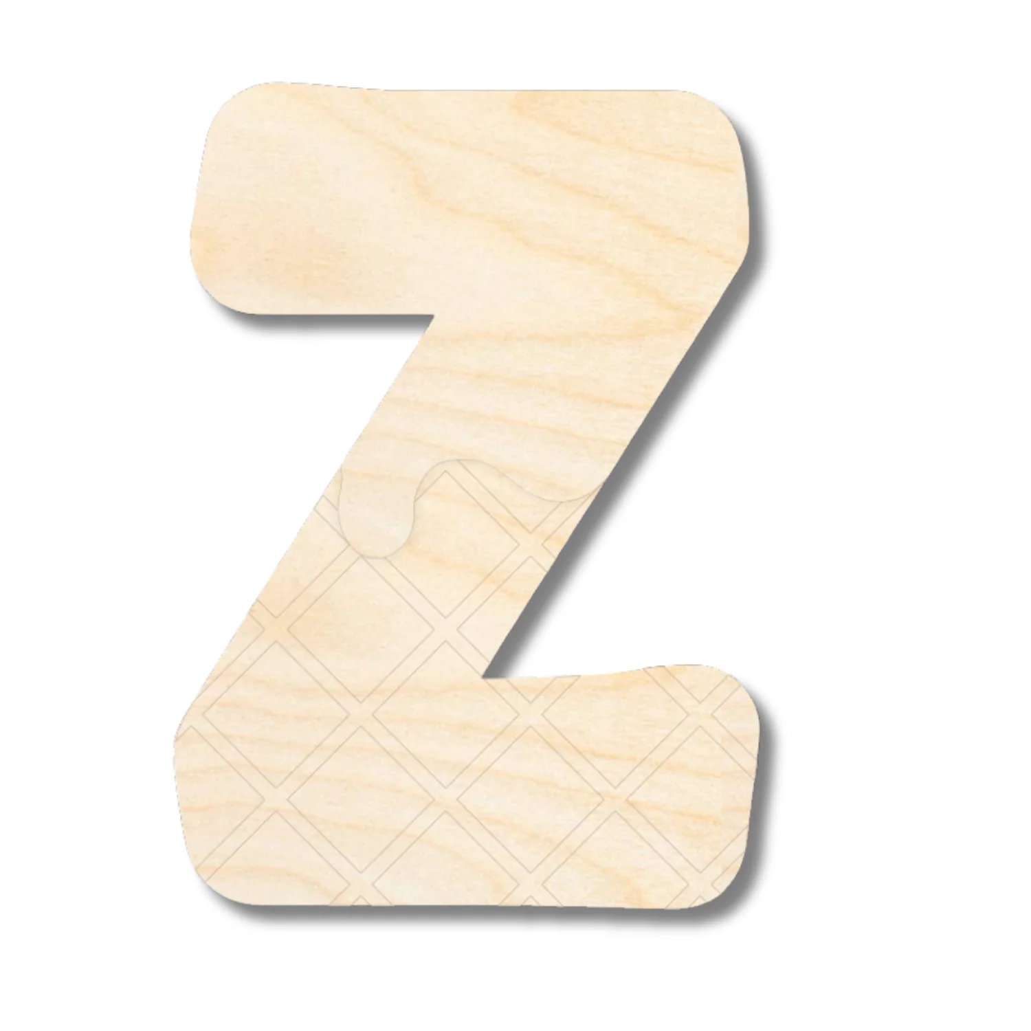 Unfinished Wood Layered Etched Themed Letters | Ice Cream | A-Z | 2 Piece | up to 24" - Image 28