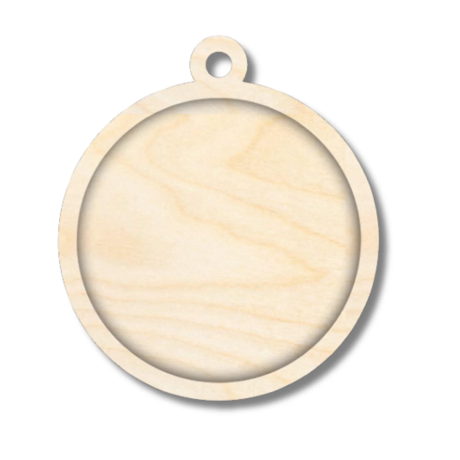 Unfinished Wood Layered Frame Christmas Ornaments | 7 Options | 2 Piece | 5" - 6" Tall | 1/8" Wood | Wood Craft DIY - Image 2