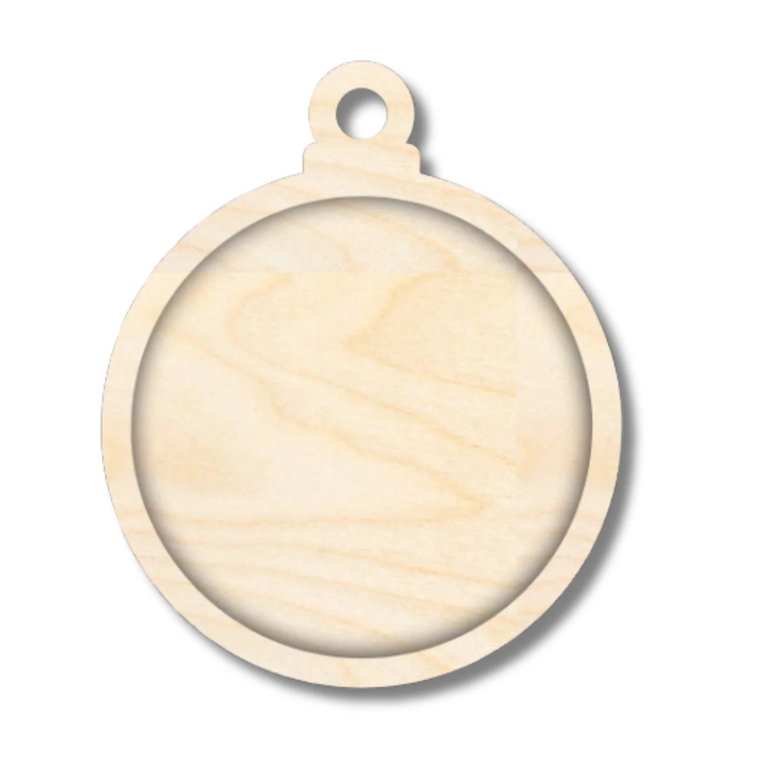 Unfinished Wood Layered Frame Christmas Ornaments | 7 Options | 2 Piece | 5" - 6" Tall | 1/8" Wood | Wood Craft DIY - Image 3