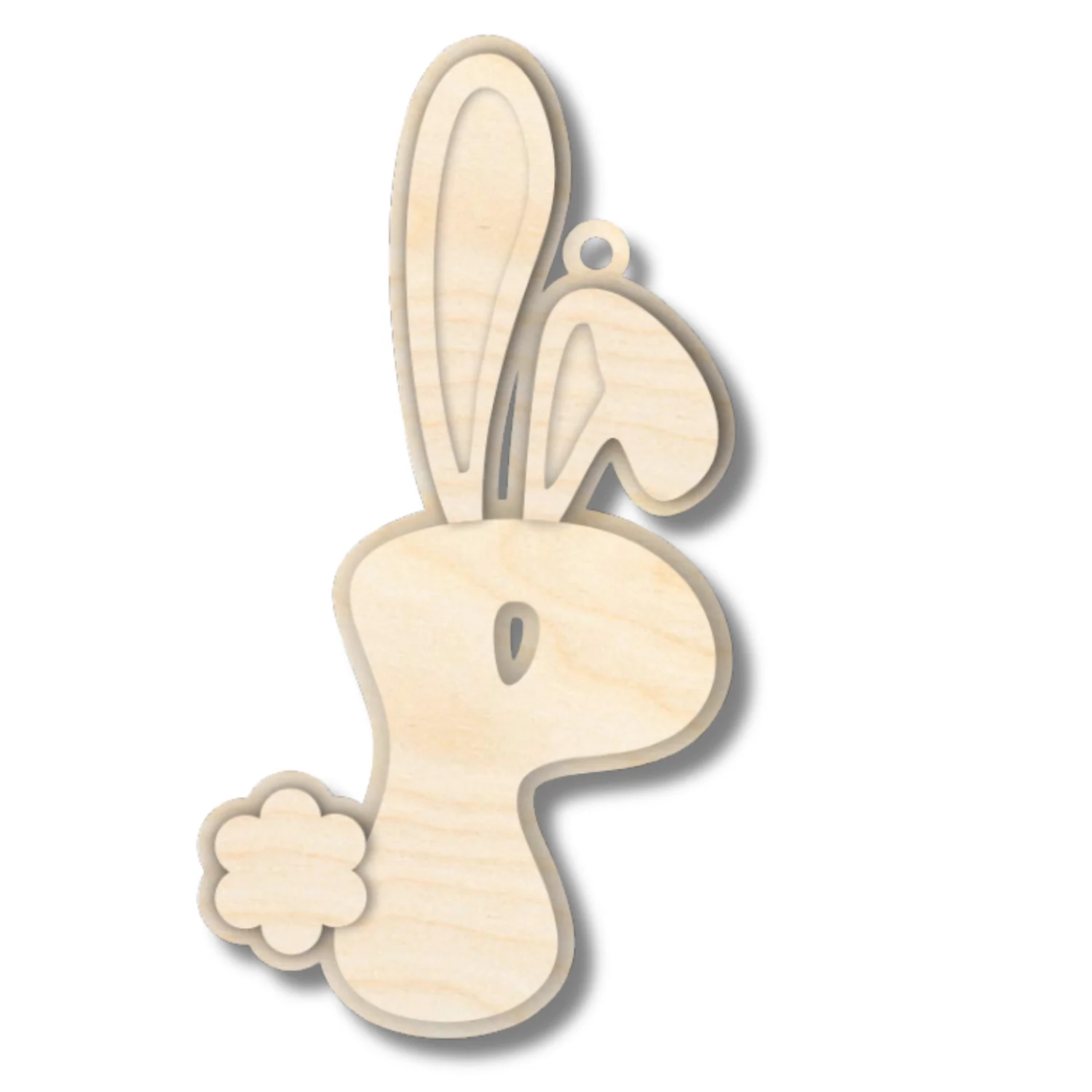 Unfinished Wood Layered Letter Bunny Tags| A-Z | 4 Piece | 6" Tall | 1/8" Wood | Wood Craft DIY - Image 18