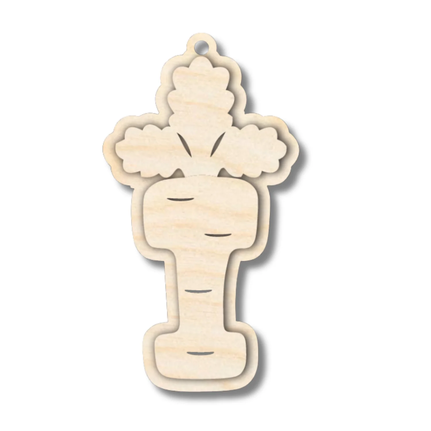 Unfinished Wood Layered Letter Carrot Tags | A-Z | 3 Piece | 6" Tall | 1/8" Wood | Wood Craft DIY - Image 11