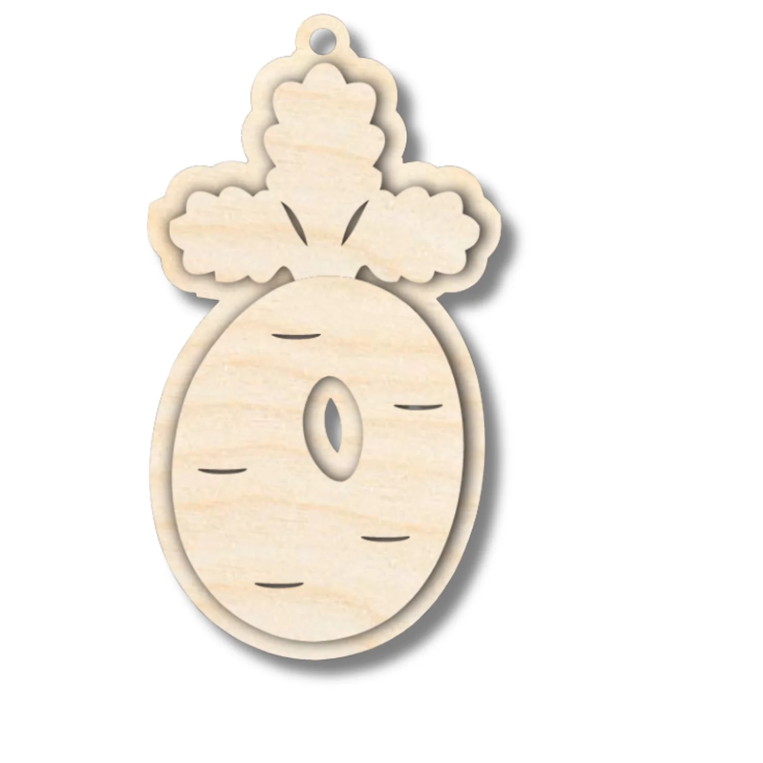 Unfinished Wood Layered Letter Carrot Tags | A-Z | 3 Piece | 6" Tall | 1/8" Wood | Wood Craft DIY - Image 17