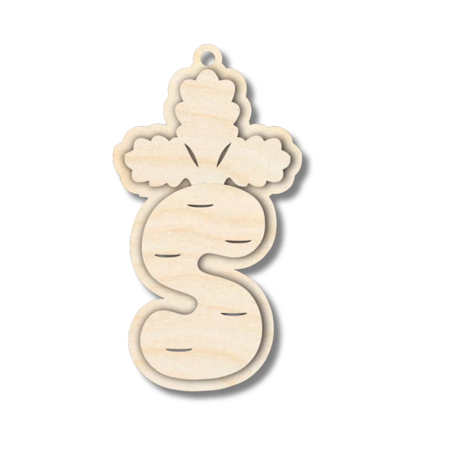 Unfinished Wood Layered Letter Carrot Tags | A-Z | 3 Piece | 6" Tall | 1/8" Wood | Wood Craft DIY - Image 21