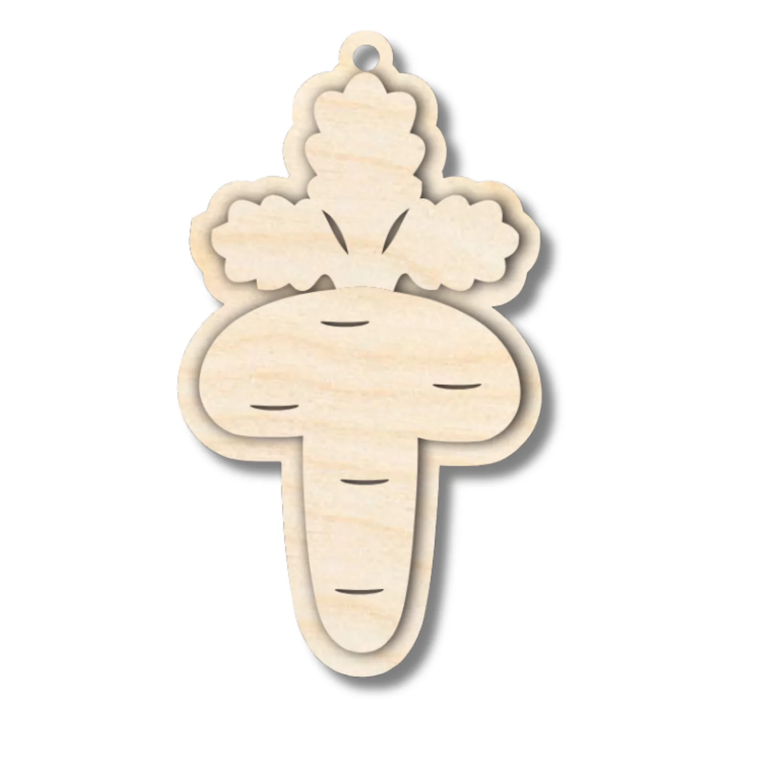 Unfinished Wood Layered Letter Carrot Tags | A-Z | 3 Piece | 6" Tall | 1/8" Wood | Wood Craft DIY - Image 22