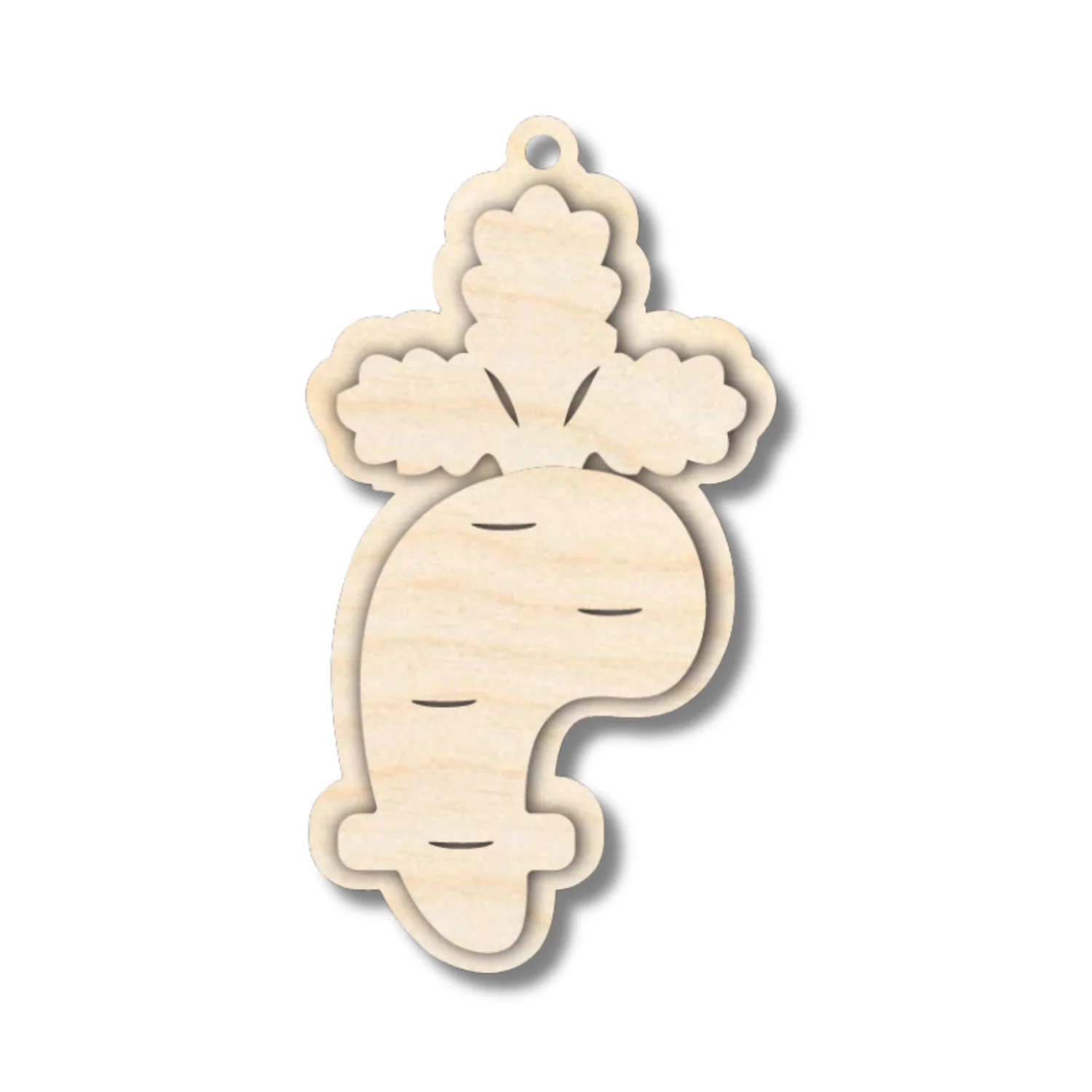 Unfinished Wood Layered Letter Carrot Tags | A-Z | 3 Piece | 6" Tall | 1/8" Wood | Wood Craft DIY - Image 8