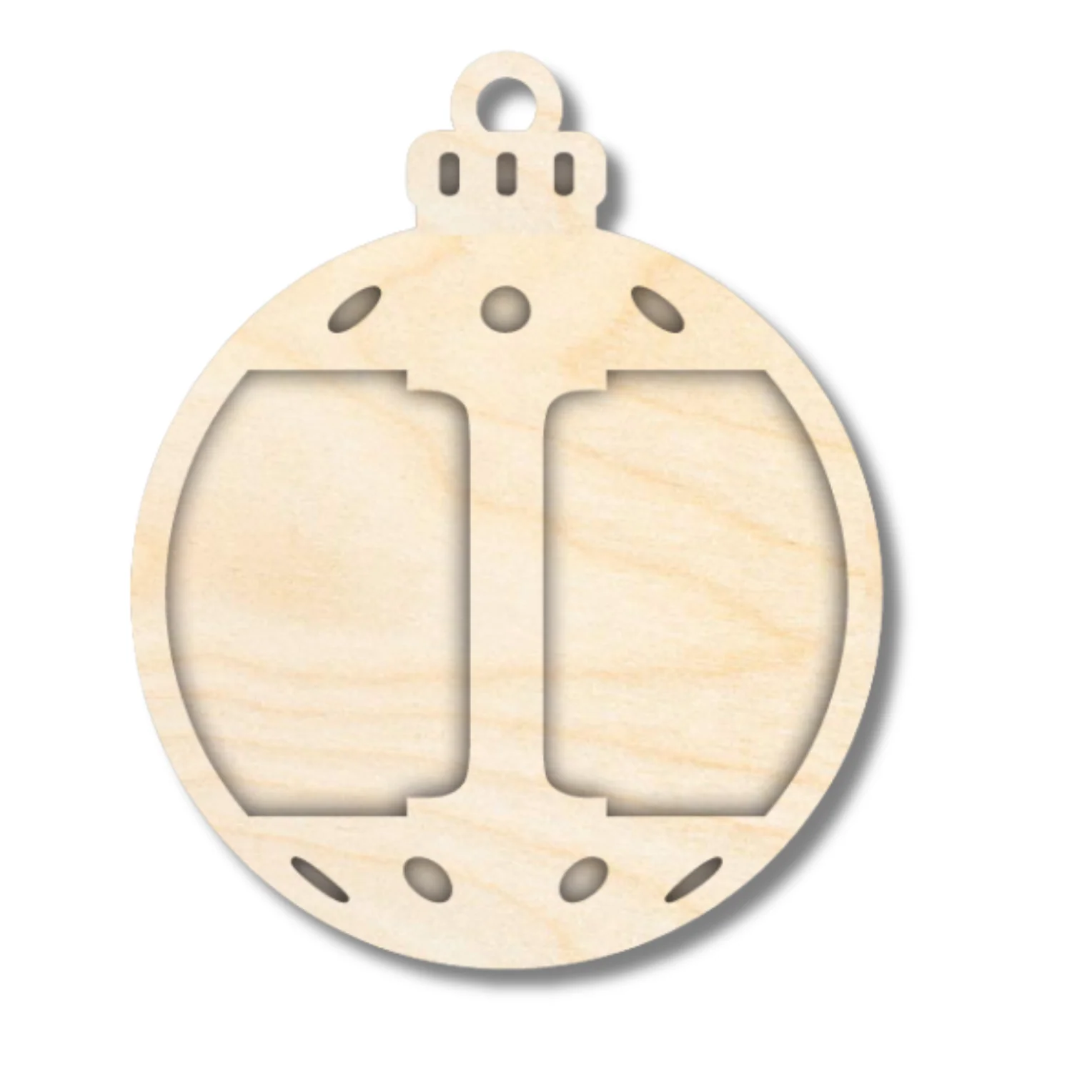 Unfinished Wood Layered Letter Christmas Ornaments | A-Z | 2 Piece | 5" Tall | 1/8" Wood | Wood Craft DIY - Image 10