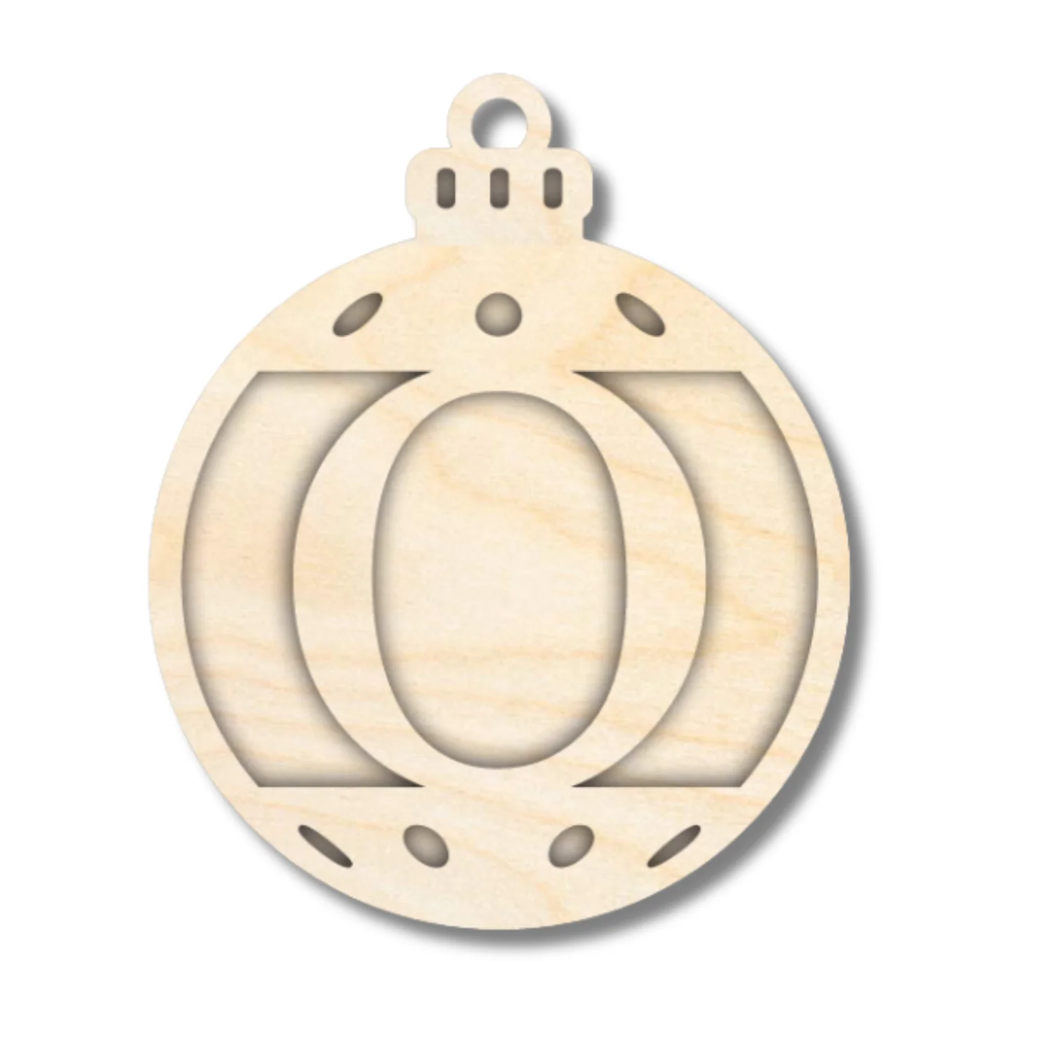 Unfinished Wood Layered Letter Christmas Ornaments | A-Z | 2 Piece | 5" Tall | 1/8" Wood | Wood Craft DIY - Image 16