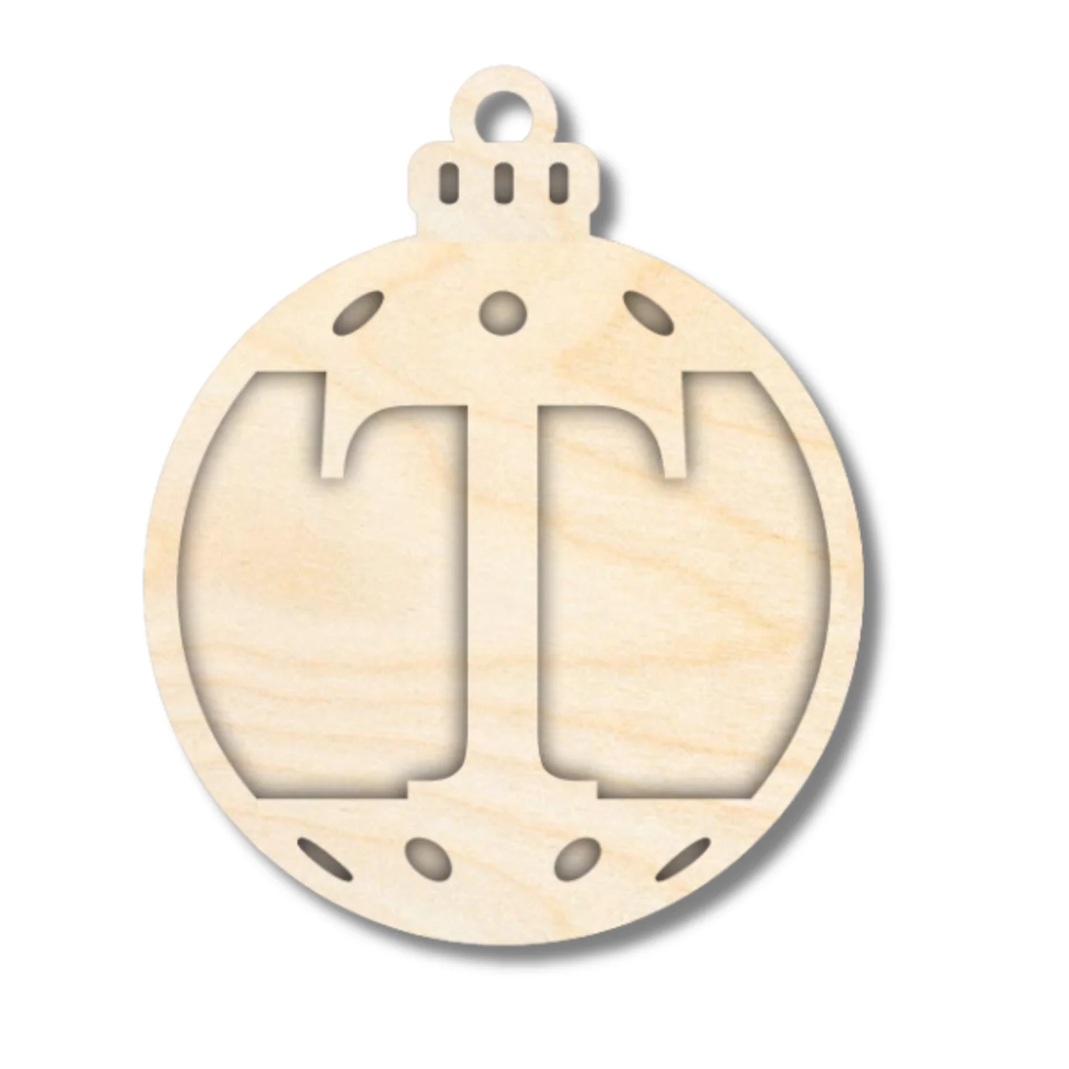 Unfinished Wood Layered Letter Christmas Ornaments | A-Z | 2 Piece | 5" Tall | 1/8" Wood | Wood Craft DIY - Image 21