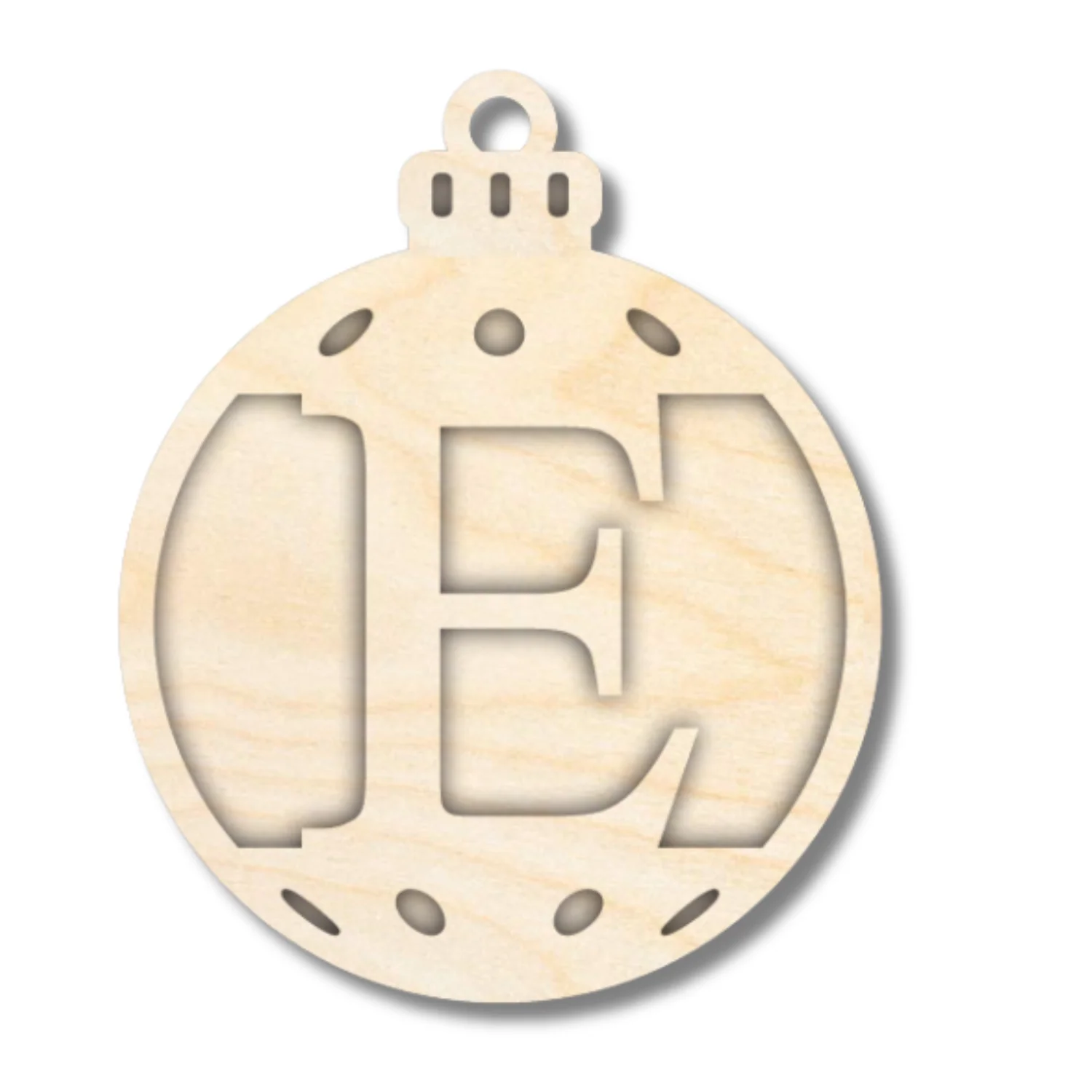 Unfinished Wood Layered Letter Christmas Ornaments | A-Z | 2 Piece | 5" Tall | 1/8" Wood | Wood Craft DIY - Image 6
