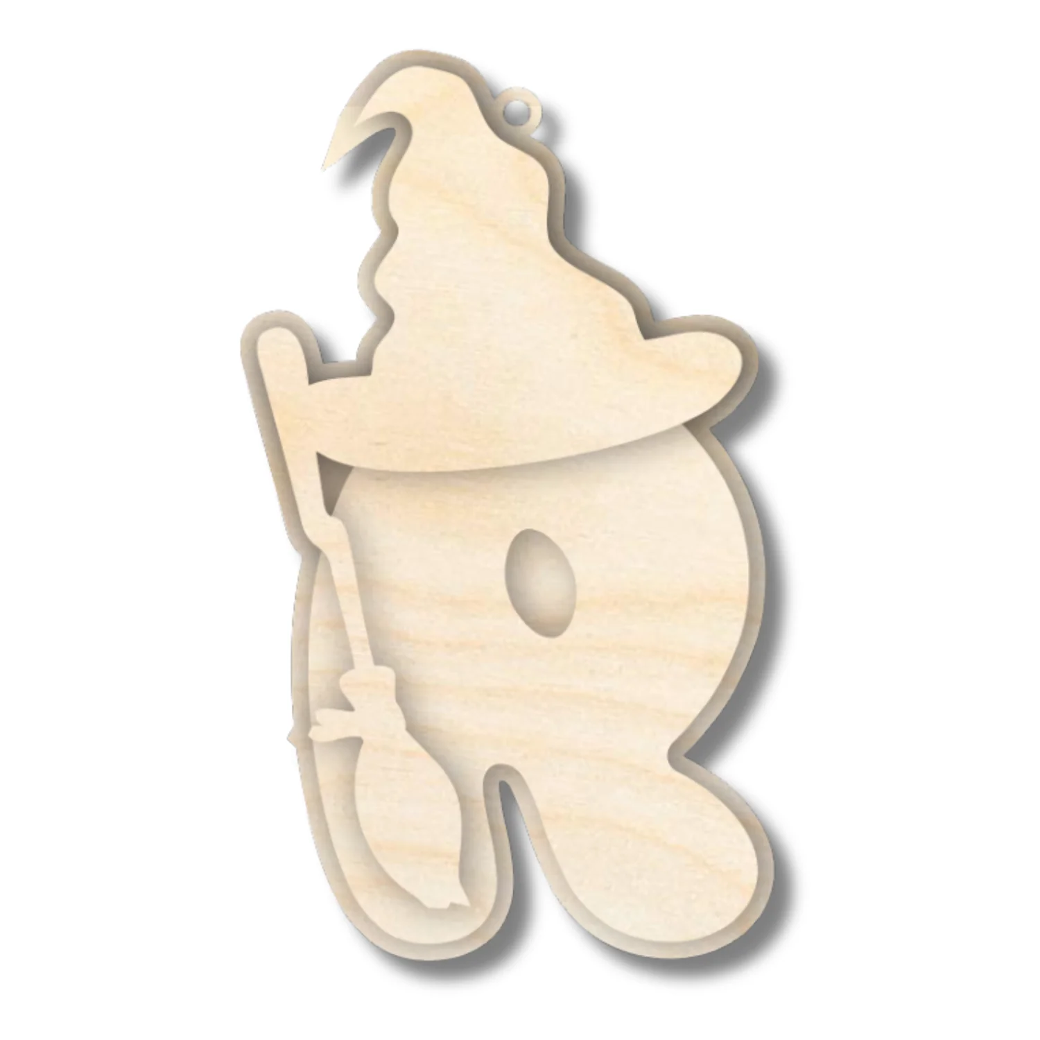Unfinished Wood Layered Letter Halloween Witch Tags | A-Z | 3 Piece | 6" Tall | 1/8" Wood | Wood Craft DIY - Image 20