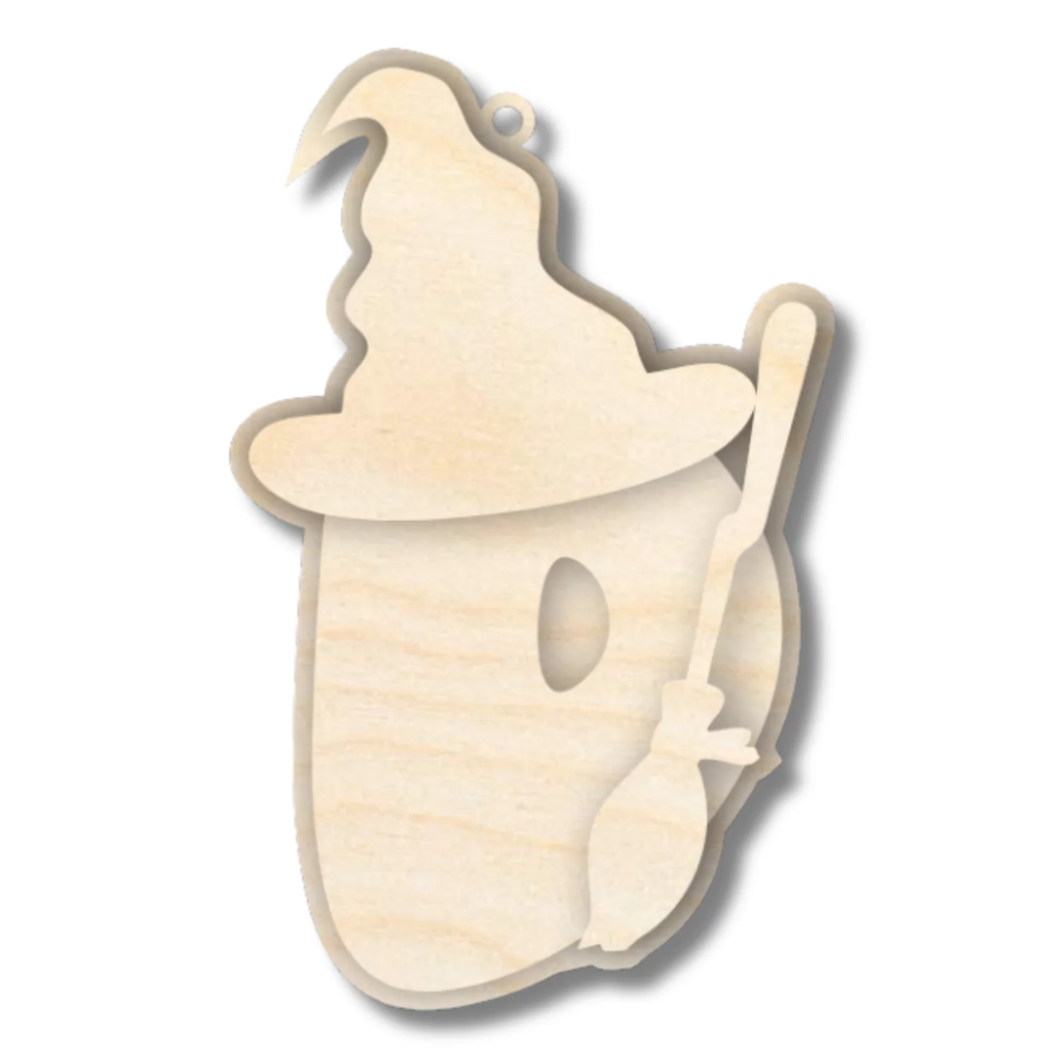 Unfinished Wood Layered Letter Halloween Witch Tags | A-Z | 3 Piece | 6" Tall | 1/8" Wood | Wood Craft DIY - Image 6