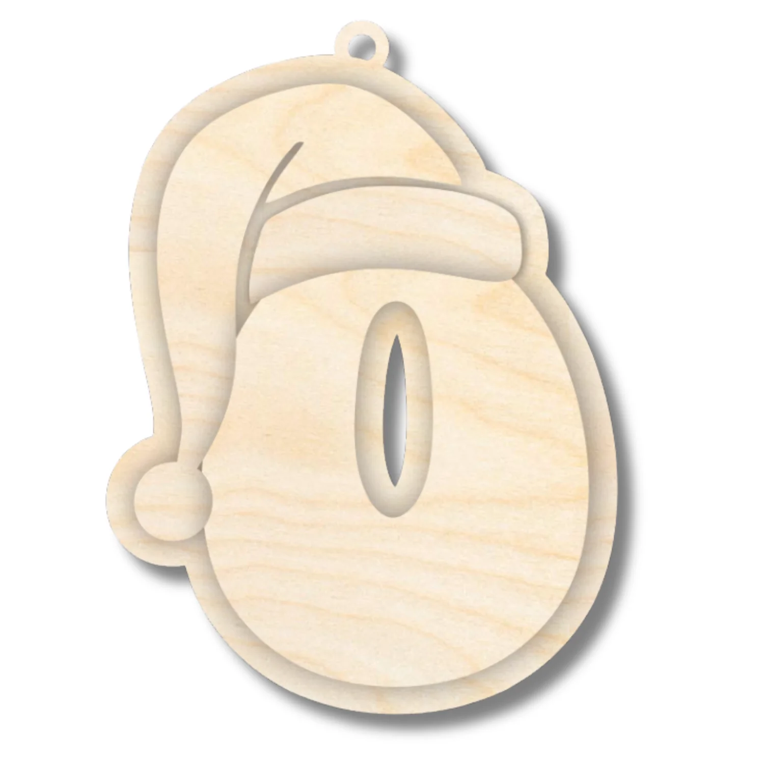 Unfinished Wood Layered Letter Santa Hat Tags | A-Z | 4 Piece | 6" Tall | 1/8" Wood | Wood Craft DIY - Image 17