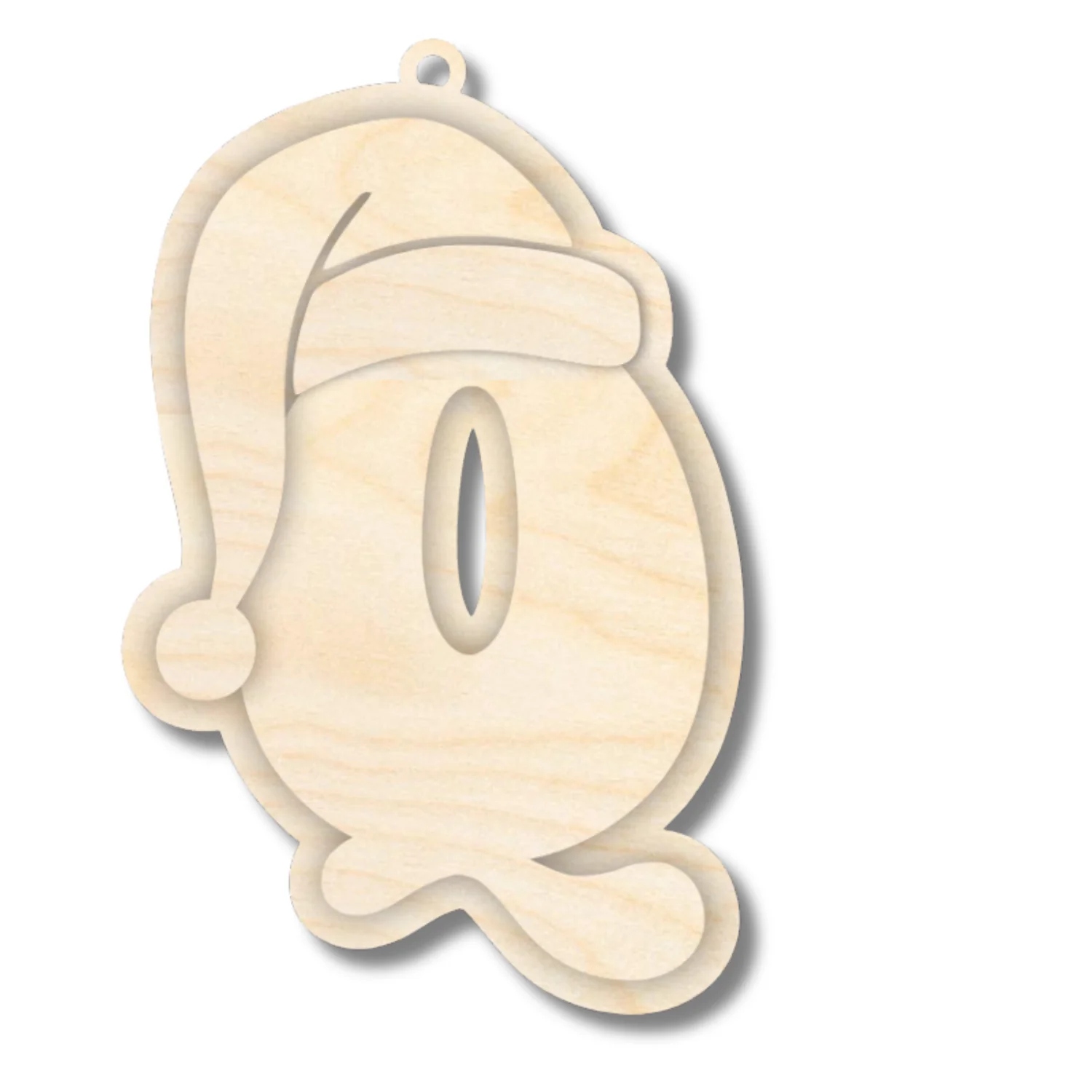 Unfinished Wood Layered Letter Santa Hat Tags | A-Z | 4 Piece | 6" Tall | 1/8" Wood | Wood Craft DIY - Image 19
