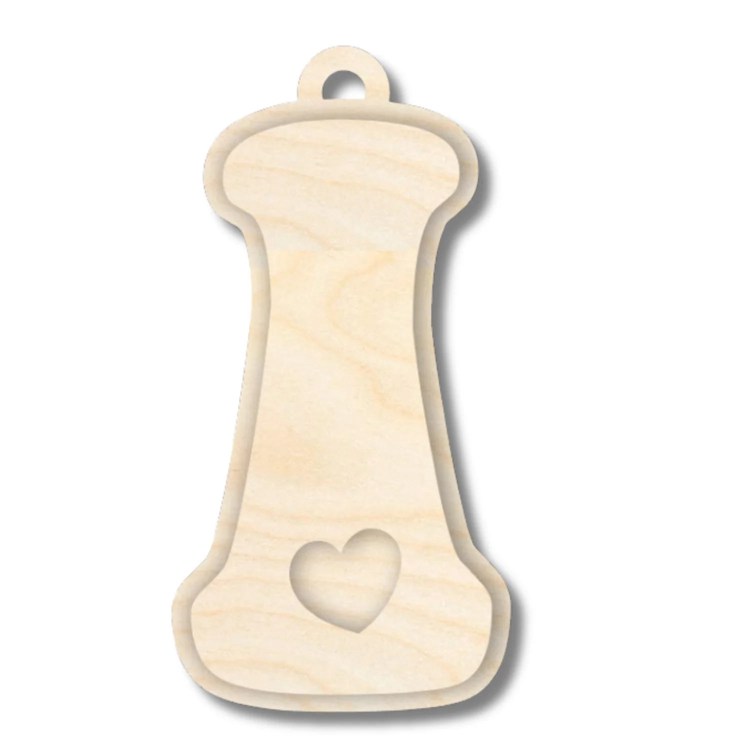 Unfinished Wood Layered Letter Valentines Tags | A-Z | 2 Piece | 6" Tall | 1/8" Wood | Wood Craft DIY - Image 11