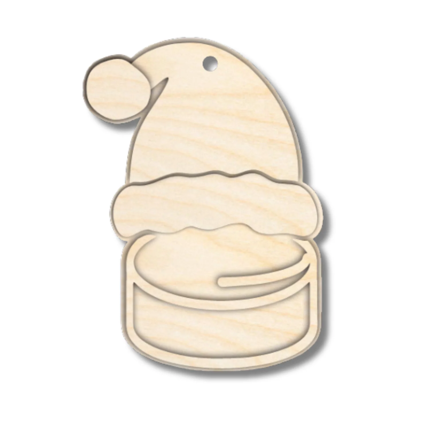 Unfinished Wood Layered Sports Christmas Ornaments | 10 Options | 5 Piece | 5" - 6" Tall | 1/8" Wood | Wood Craft DIY - Image 7