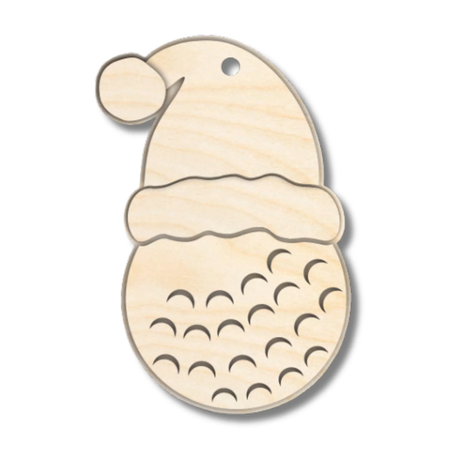 Unfinished Wood Layered Sports Christmas Ornaments | 10 Options | 5 Piece | 5" - 6" Tall | 1/8" Wood | Wood Craft DIY - Image 9
