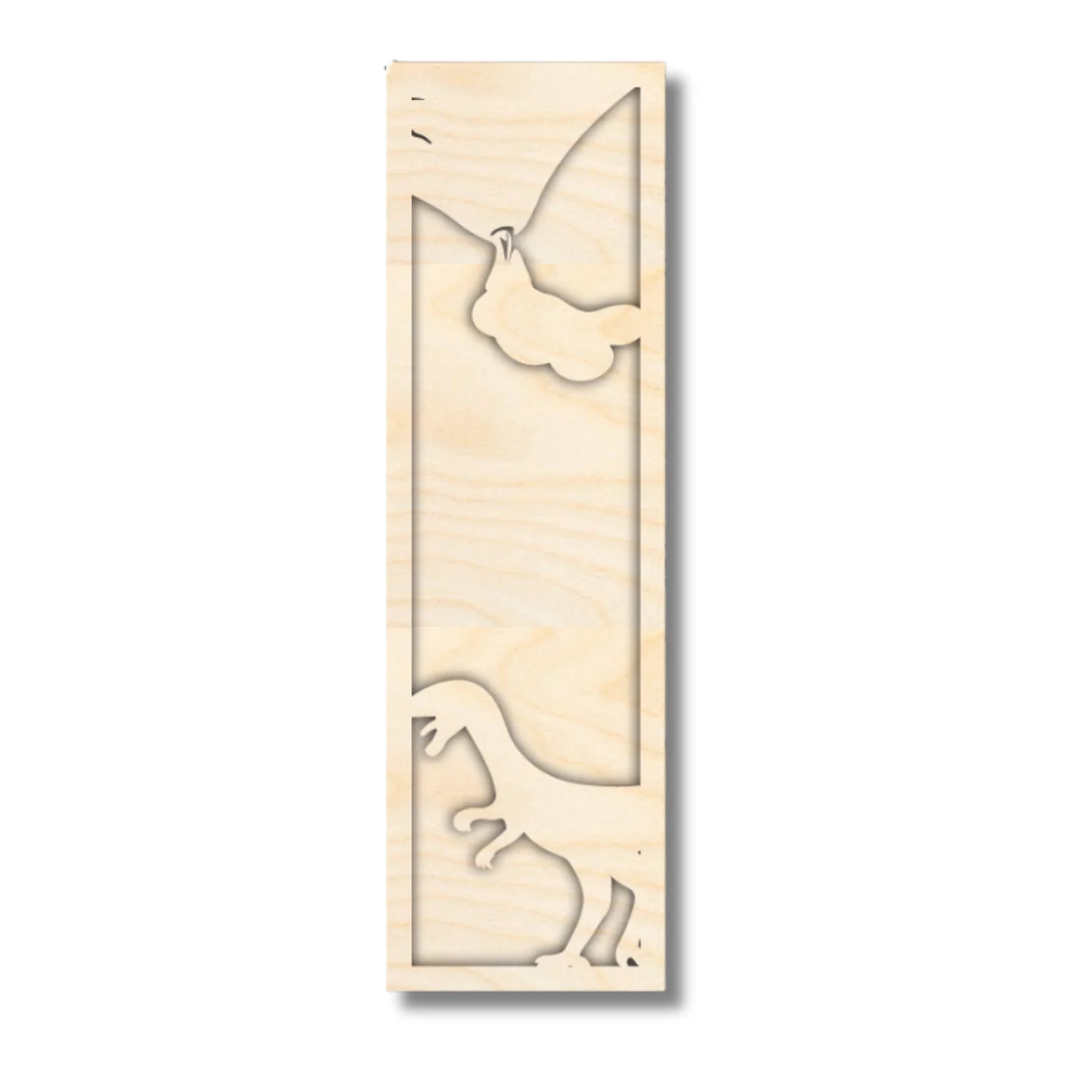 Unfinished Wood Layered Themed Letters | Dinosaur | A-Z | 2 Piece | up to 24" - Image 12
