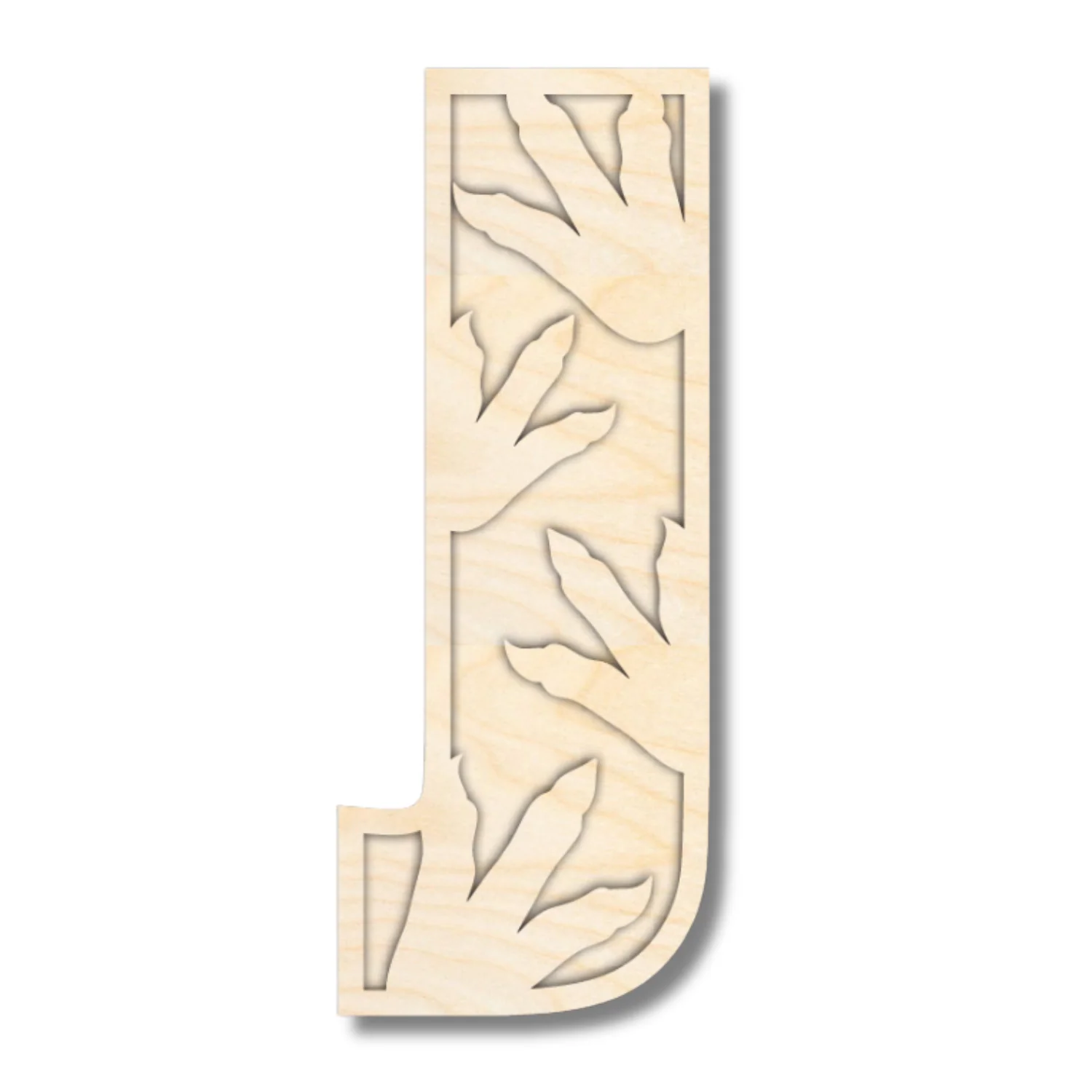 Unfinished Wood Layered Themed Letters | Dinosaur | A-Z | 2 Piece | up to 24" - Image 13