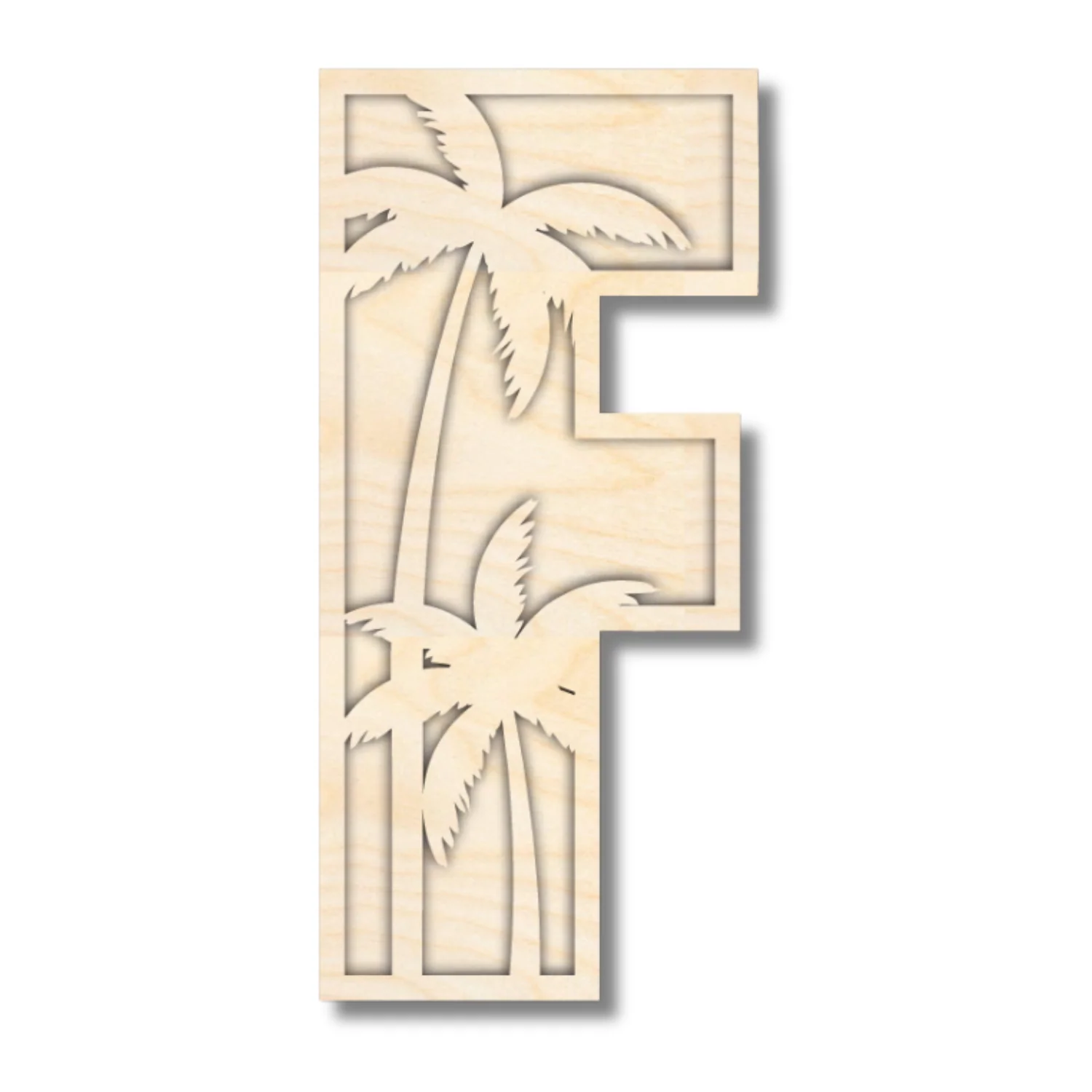 Unfinished Wood Layered Themed Letters | Dinosaur | A-Z | 2 Piece | up to 24" - Image 9