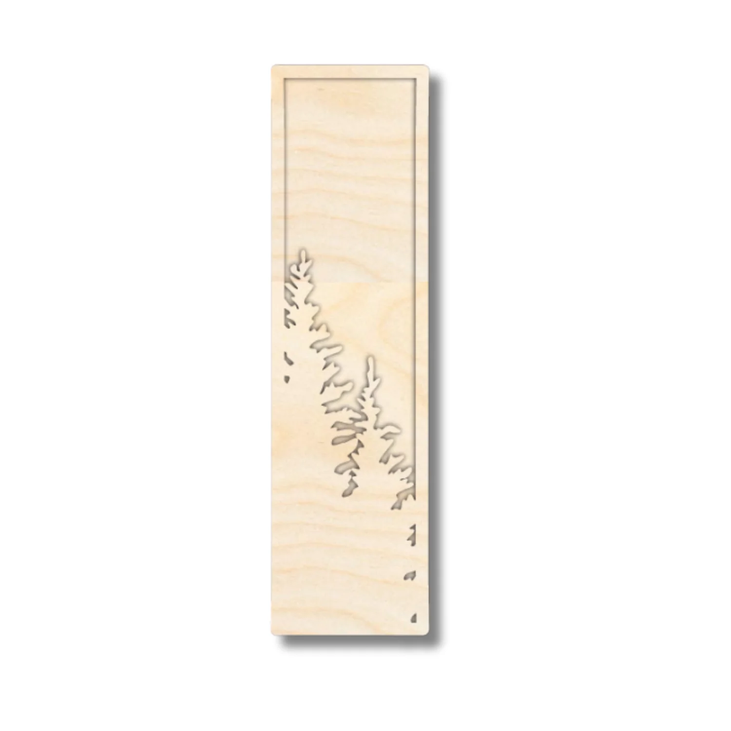 Unfinished Wood Layered Themed Letters | Pine Trees | A-Z | 2 Piece | up to 24" - Image 12