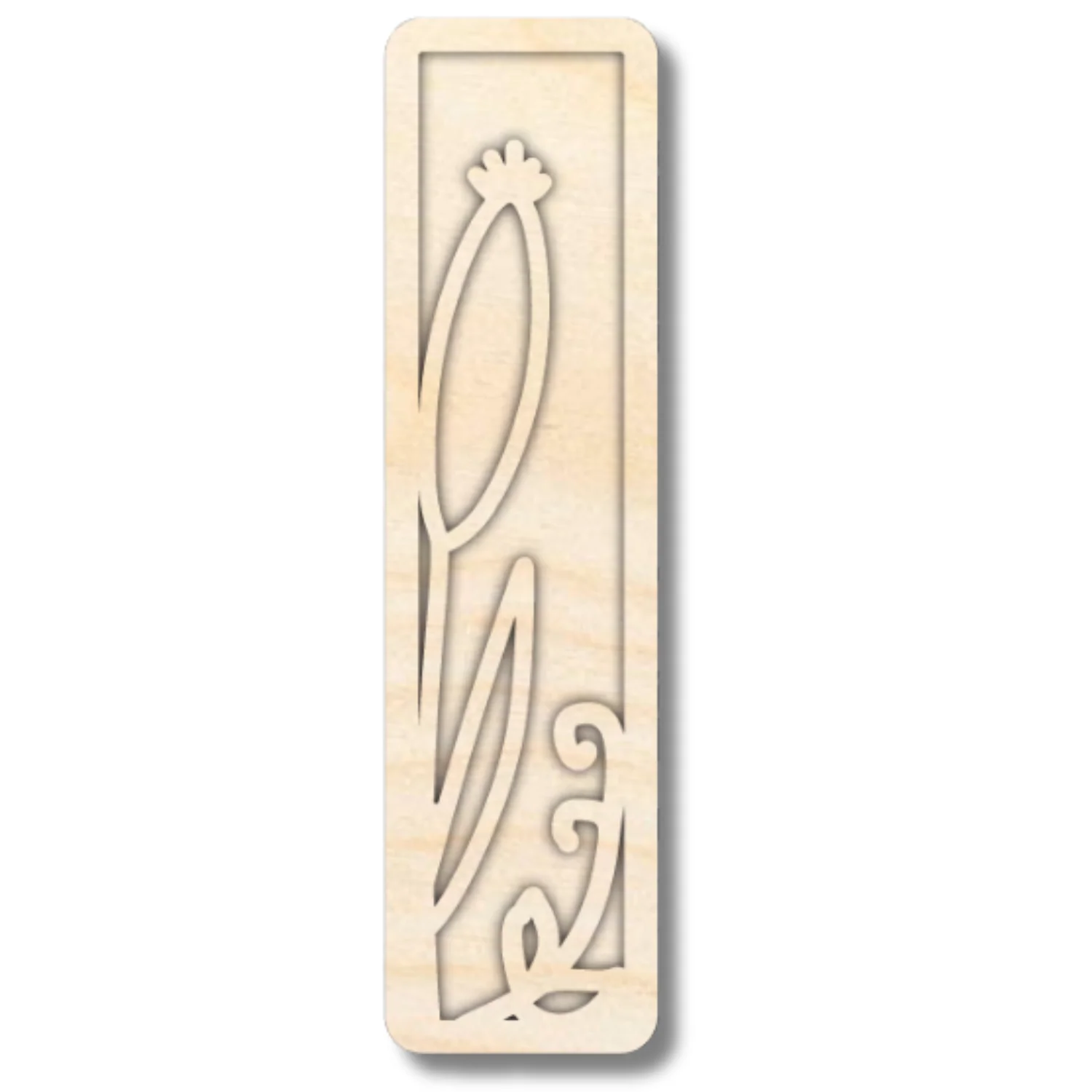 Unfinished Wood Layered Themed Letters | Wild Flowers | A-Z | 2 Piece | up to 24" - Image 12