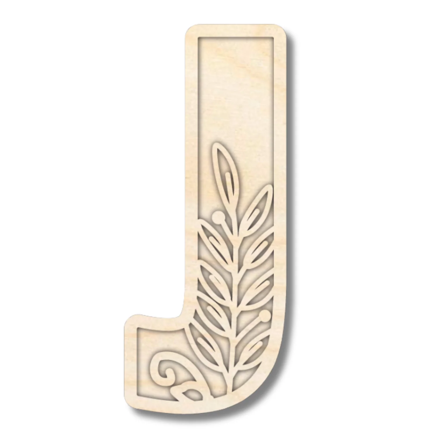 Unfinished Wood Layered Themed Letters | Wild Flowers | A-Z | 2 Piece | up to 24" - Image 13
