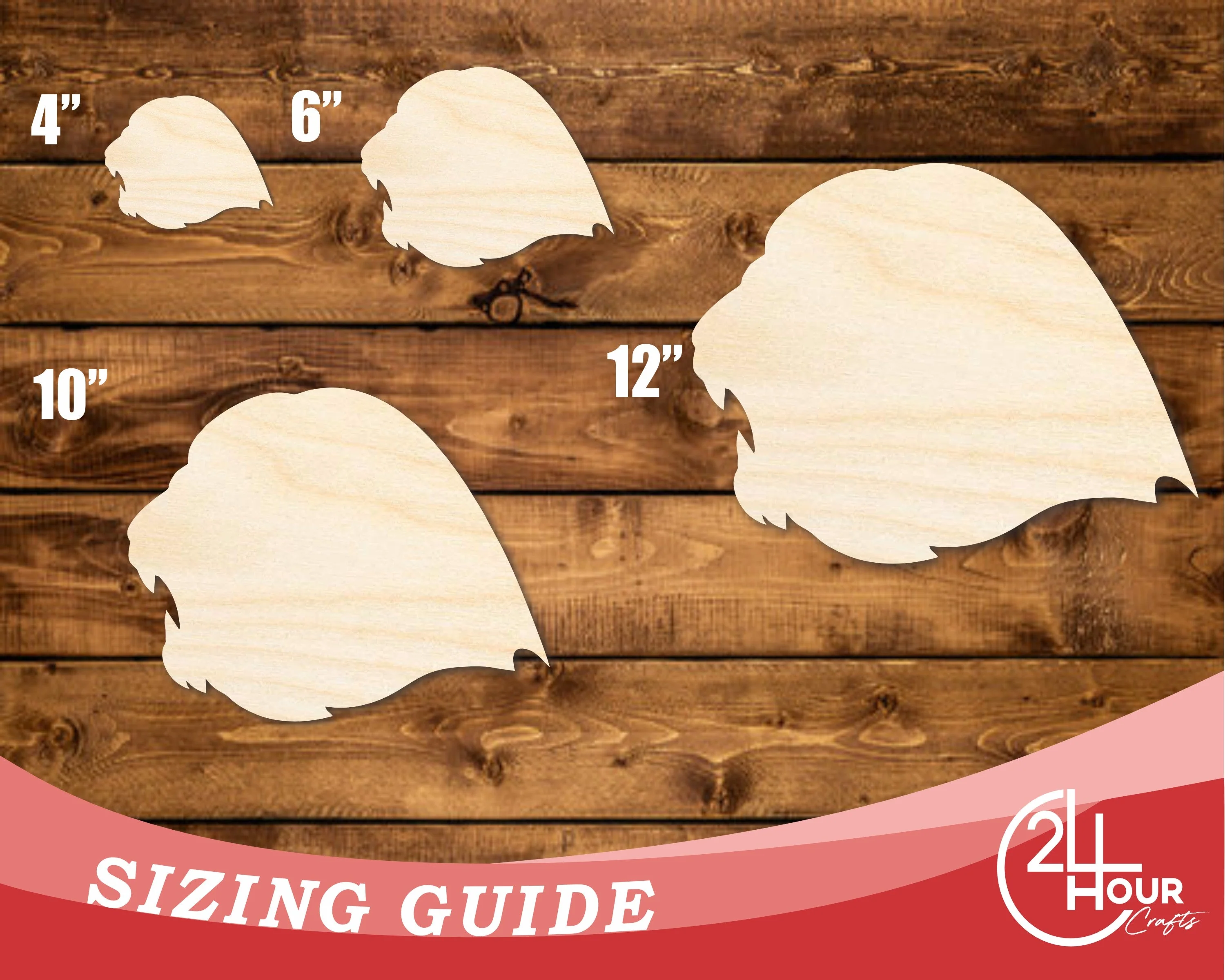 Unfinished Wood Lion Mascot Shape | DIY Craft Cutout | up to 46" DIY - Image 3