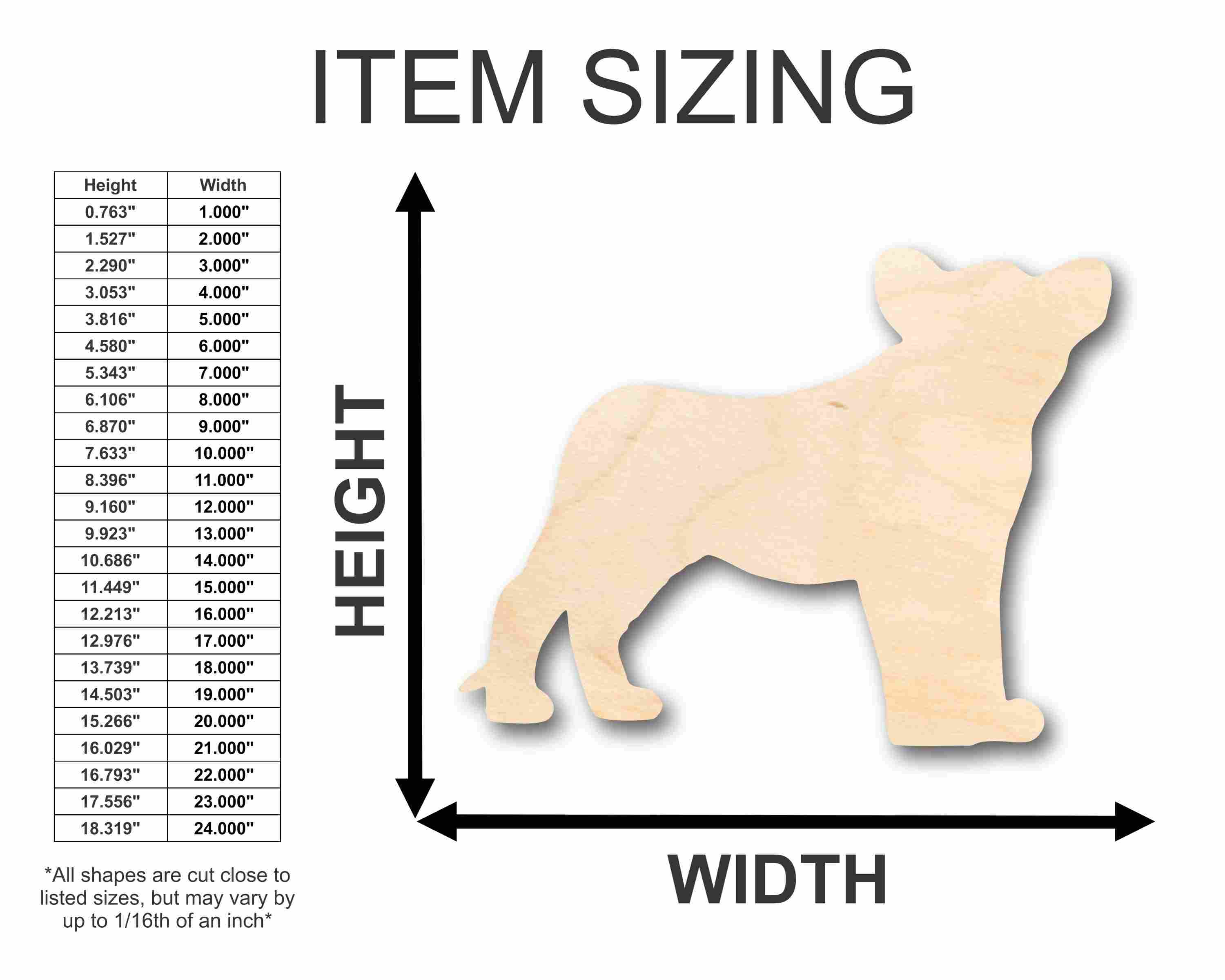 Unfinished Wood Lion Silhouette - Craft- up to 46" DIY - Image 2