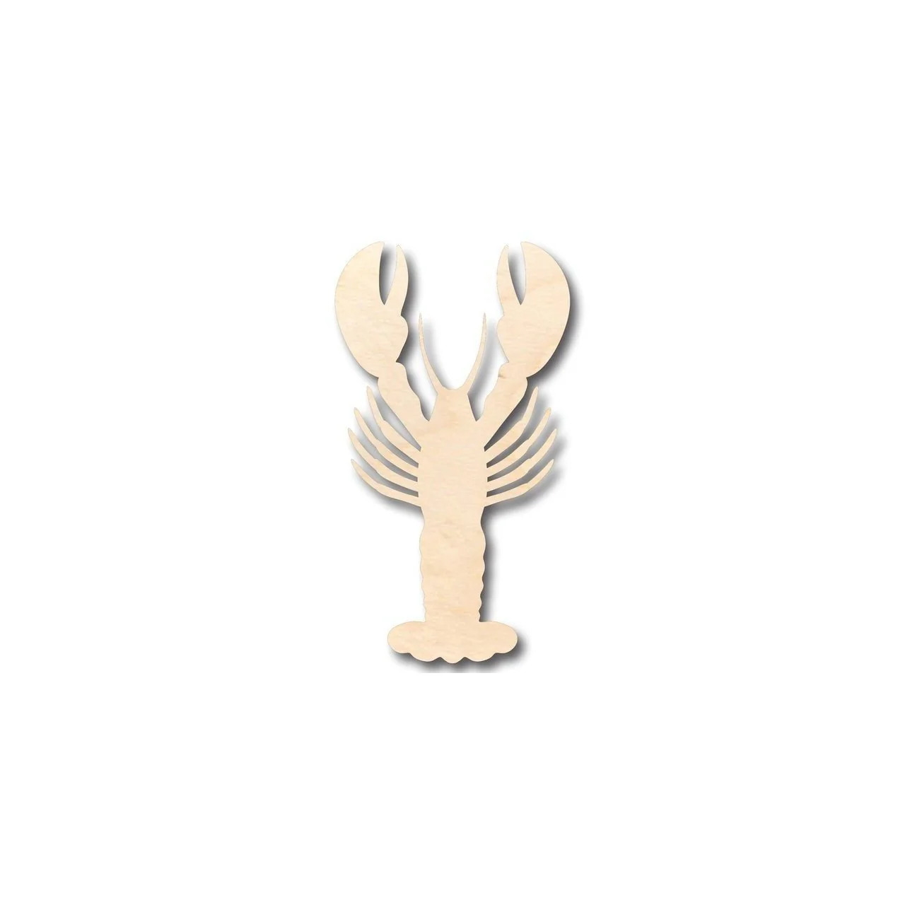 Unfinished Wood Lobster Shape - Ocean - Nursery - Craft - up to 46" DIY