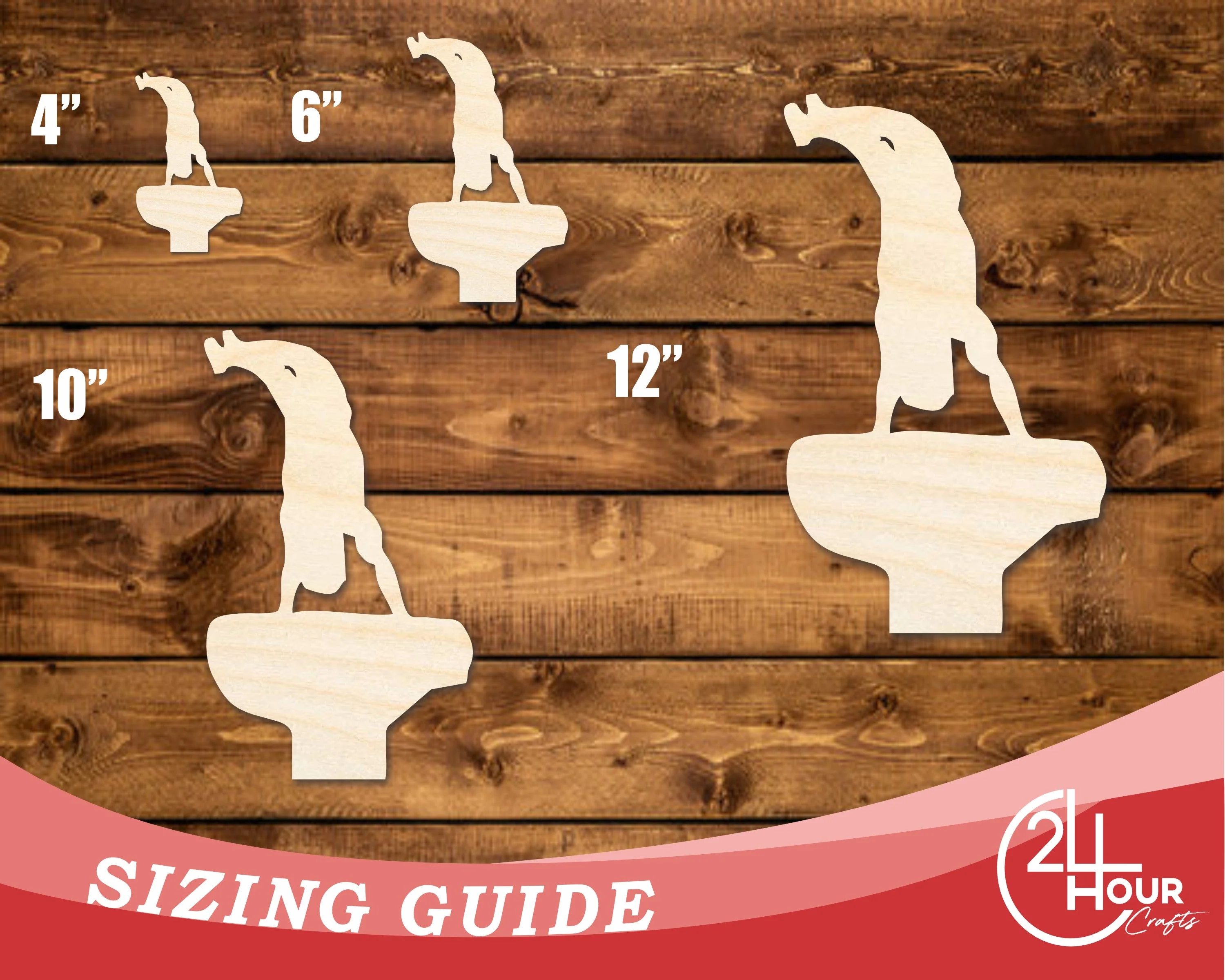 Unfinished Wood Men's Vault Shape | DIY Craft Cutout | up to 46" DIY - Image 3