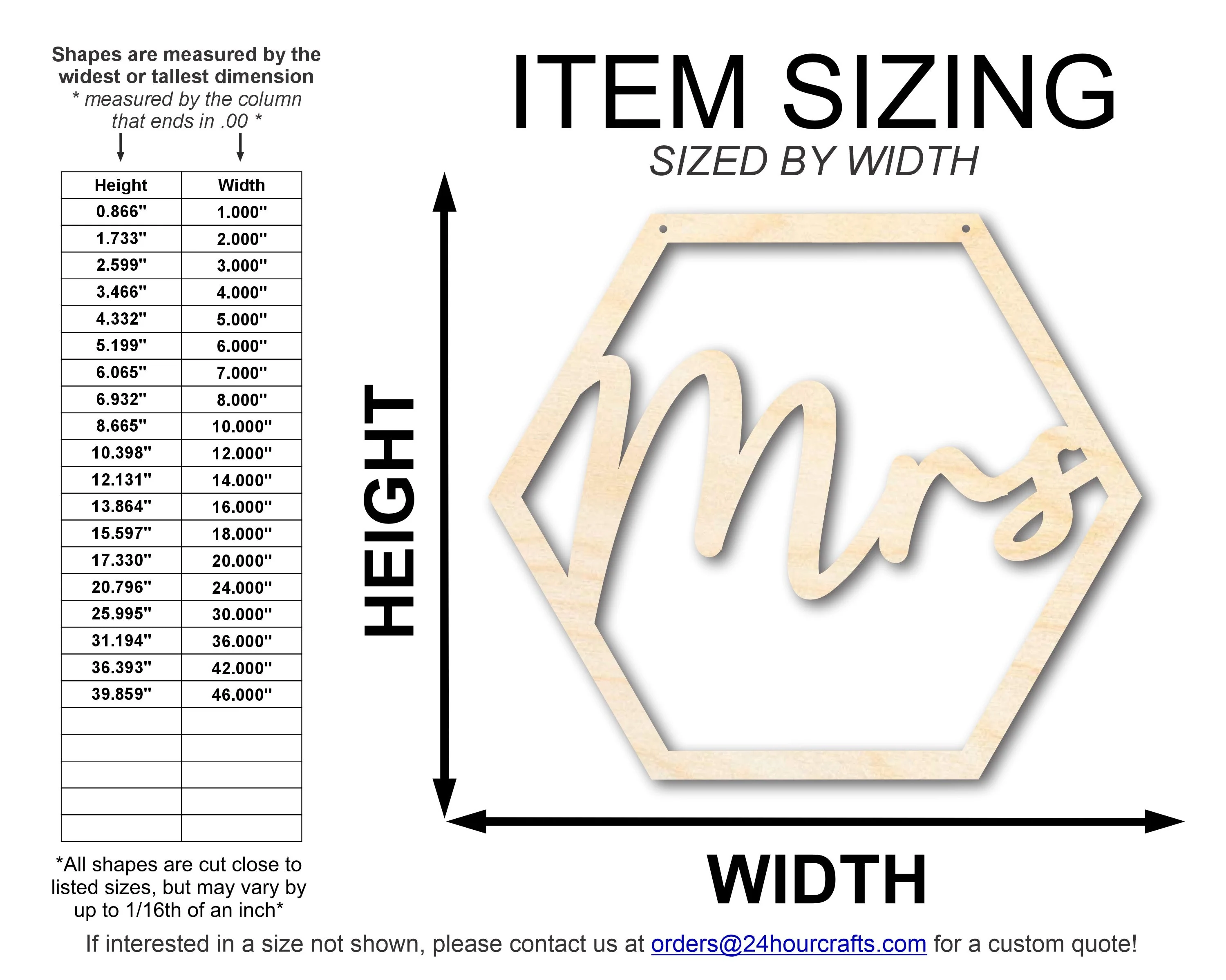 Unfinished Wood Mrs. Chair Sign | DIY Craft Cutout | up to 46" DIY - Image 2