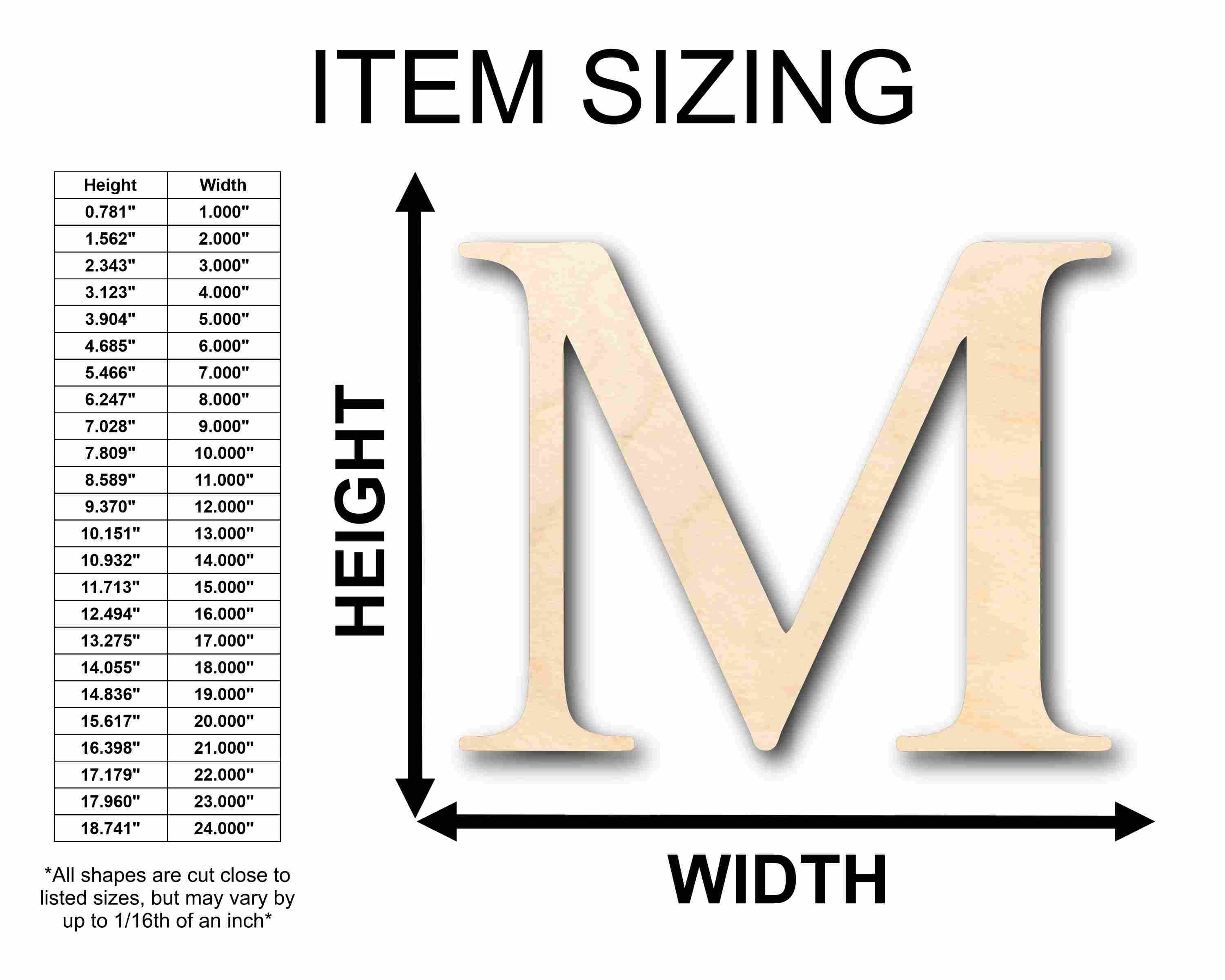 Unfinished Wood Mu Silhouette - Craft- up to 46" DIY - Image 2