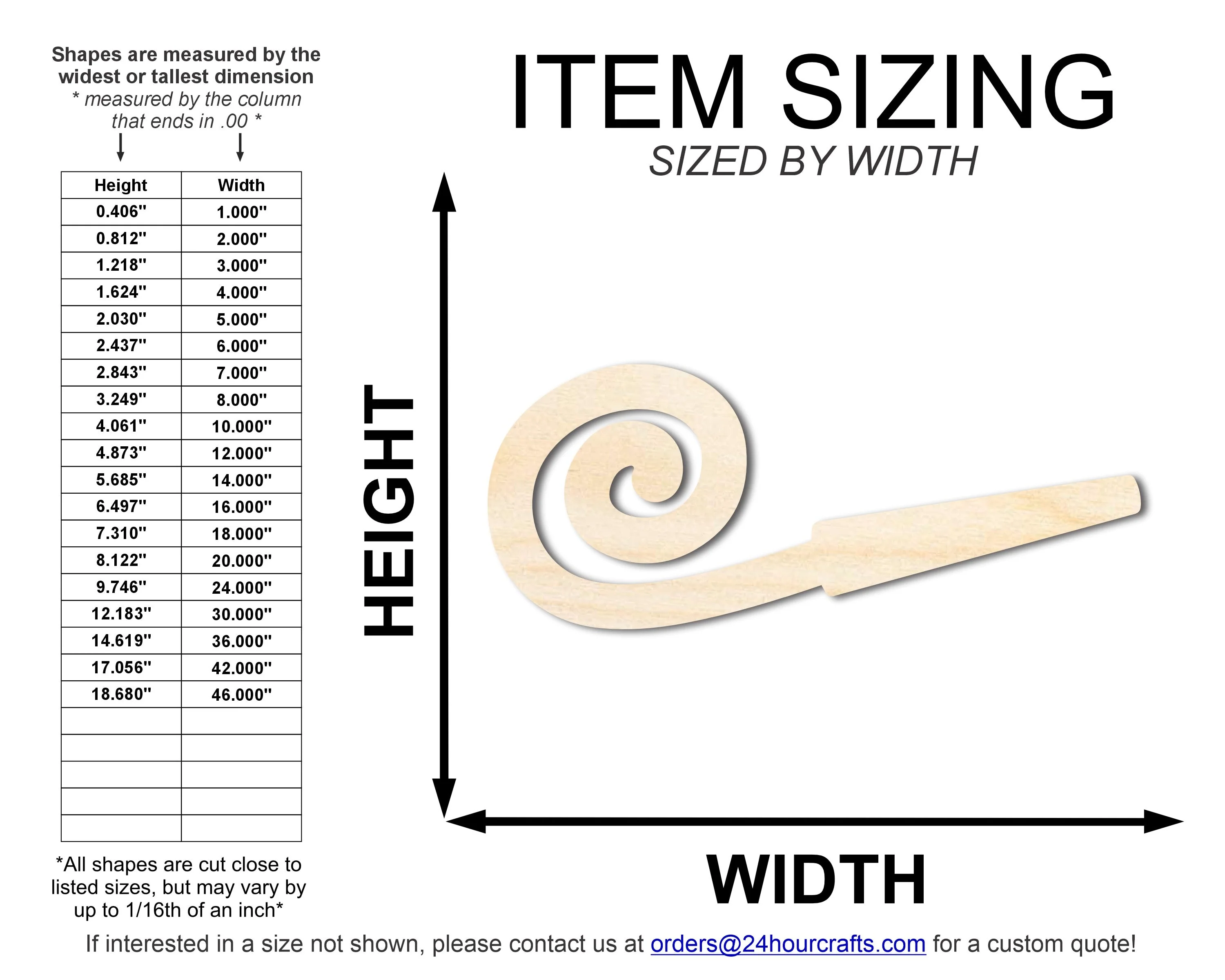 Unfinished Wood Noise Maker Shape | DIY Craft Cutout | up to 46" DIY - Image 2