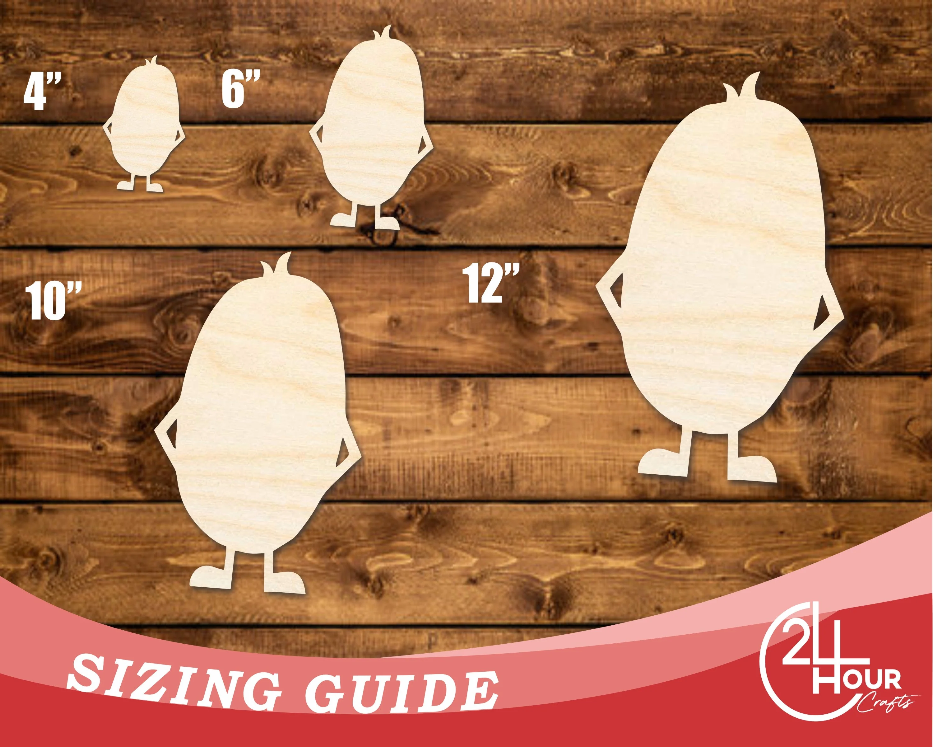 Unfinished Wood Oval Monster Shape | DIY Craft Cutout | up to 46" DIY - Image 3