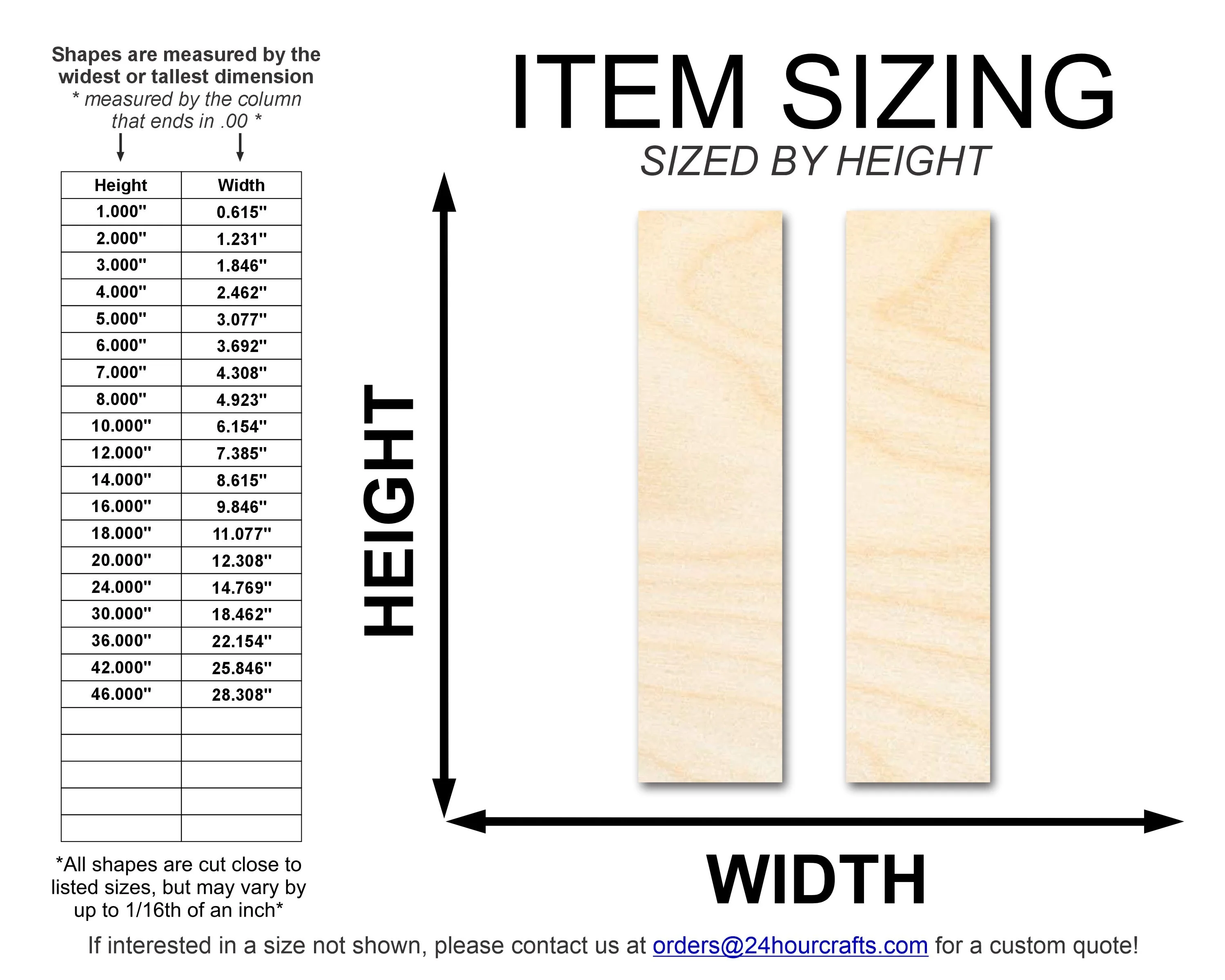 Unfinished Wood Pause Shape | DIY Craft Cutout | up to 46" DIY - Image 2