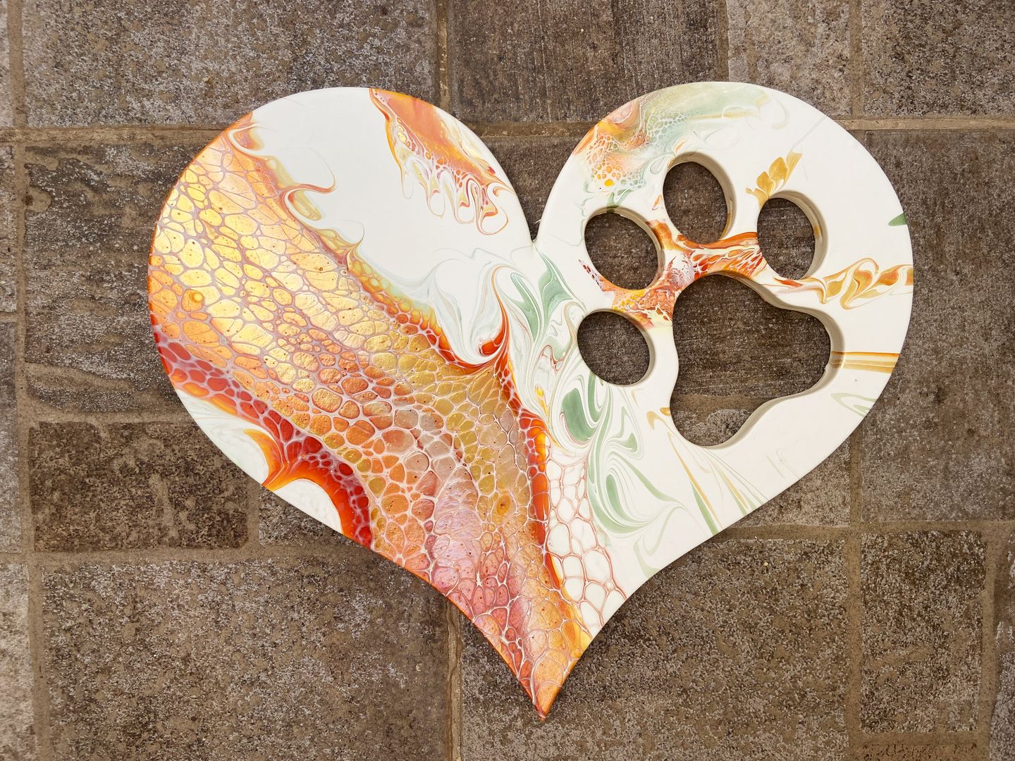 Unfinished Wood Pawprint Heart Shape | Valentine's Day | Pet | DIY Craft Cutout | Up to 46" - Image 7