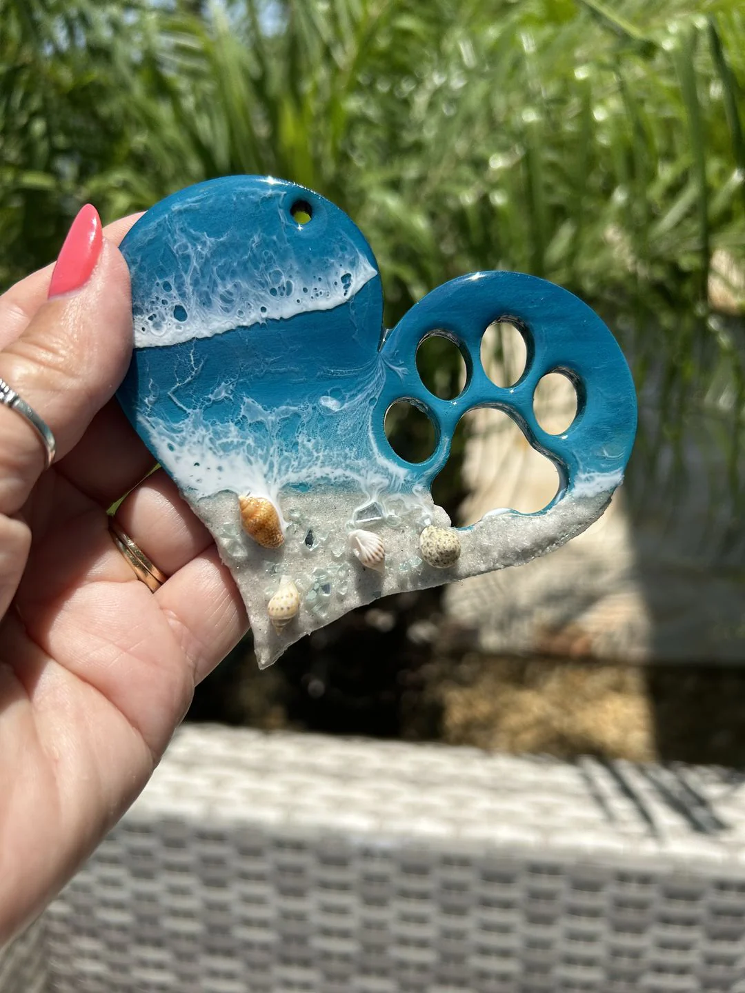 Unfinished Wood Pawprint Heart Shape | Valentine's Day | Pet | DIY Craft Cutout | Up to 46" - Image 8