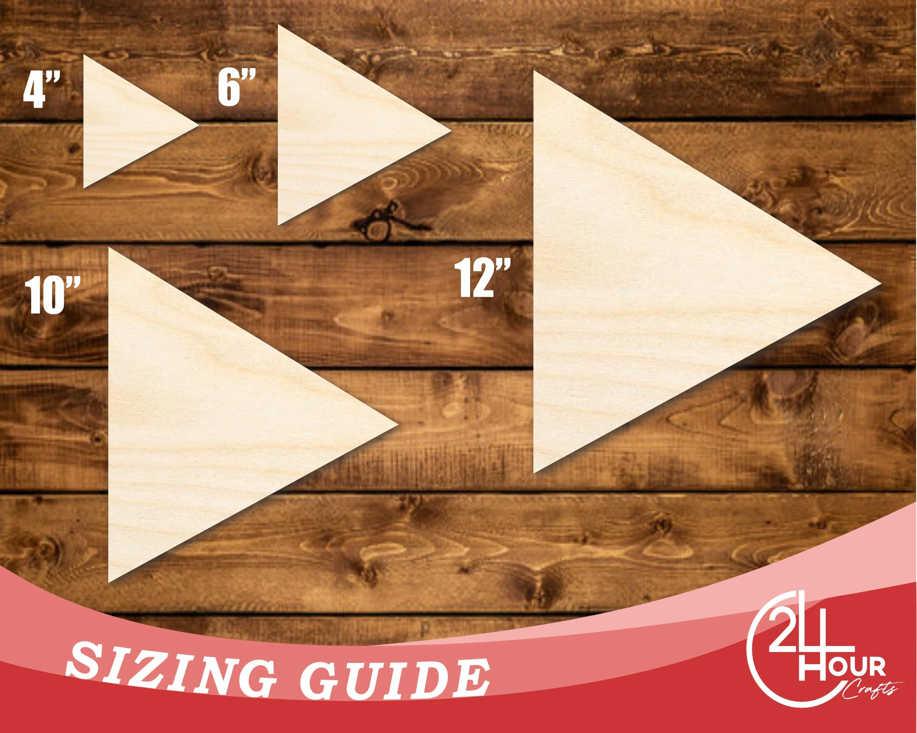Unfinished Wood Play Shape | DIY Craft Cutout | up to 46" DIY - Image 3