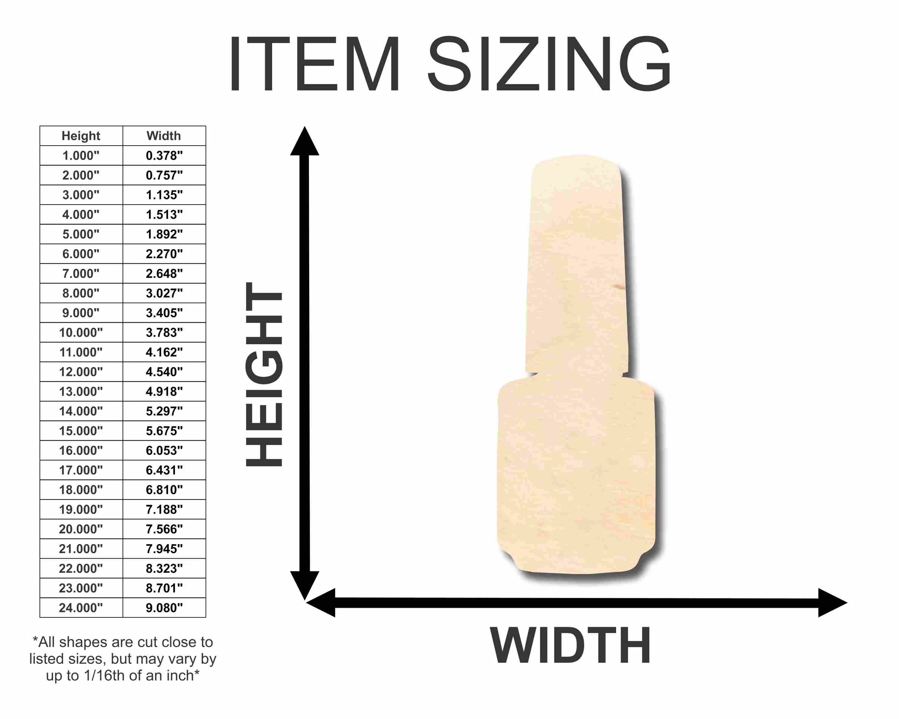 Unfinished Wood Polish Silhouette - Craft- up to 46" DIY - Image 2