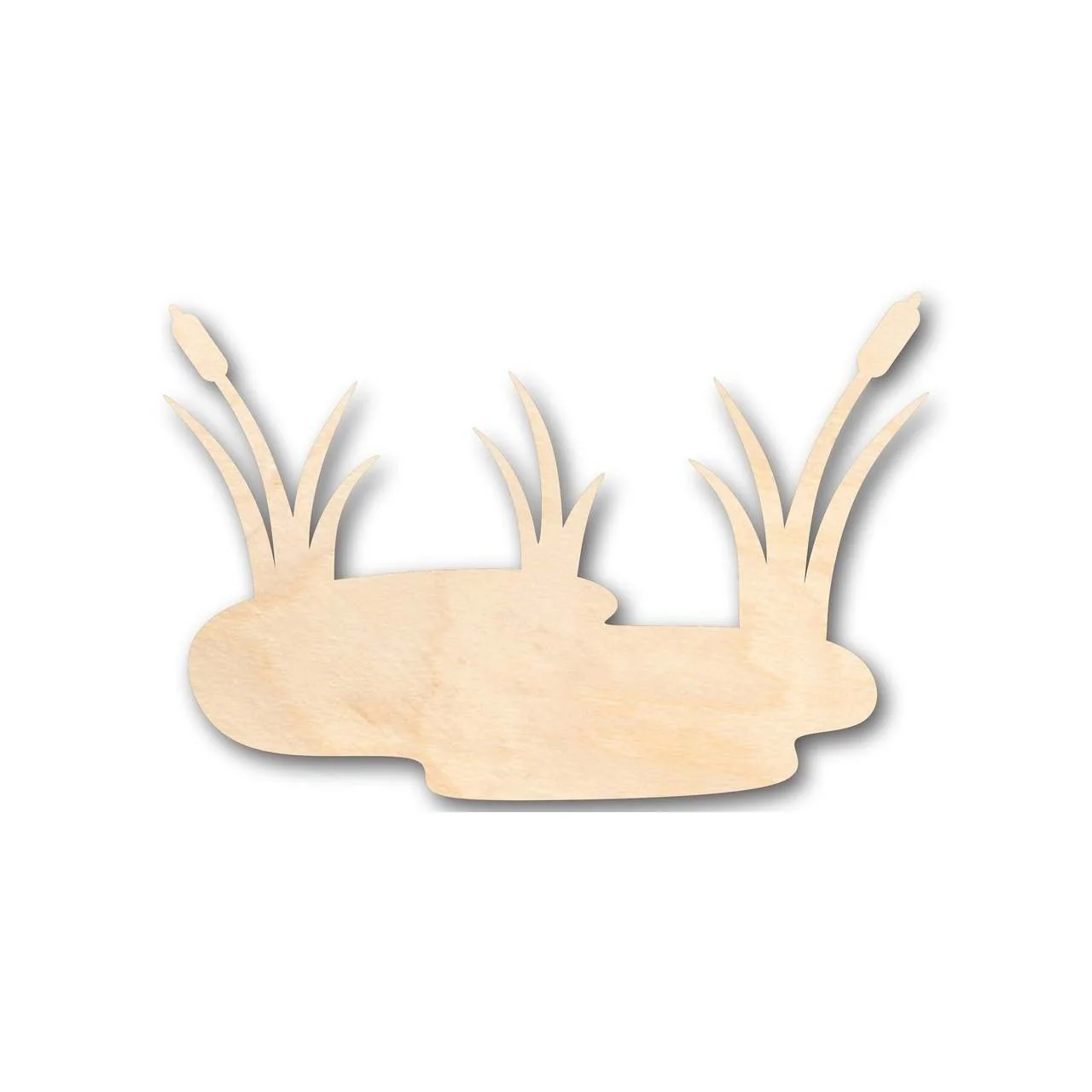 Unfinished Wood Pond Shape - Nature - Craft - up to 46" DIY